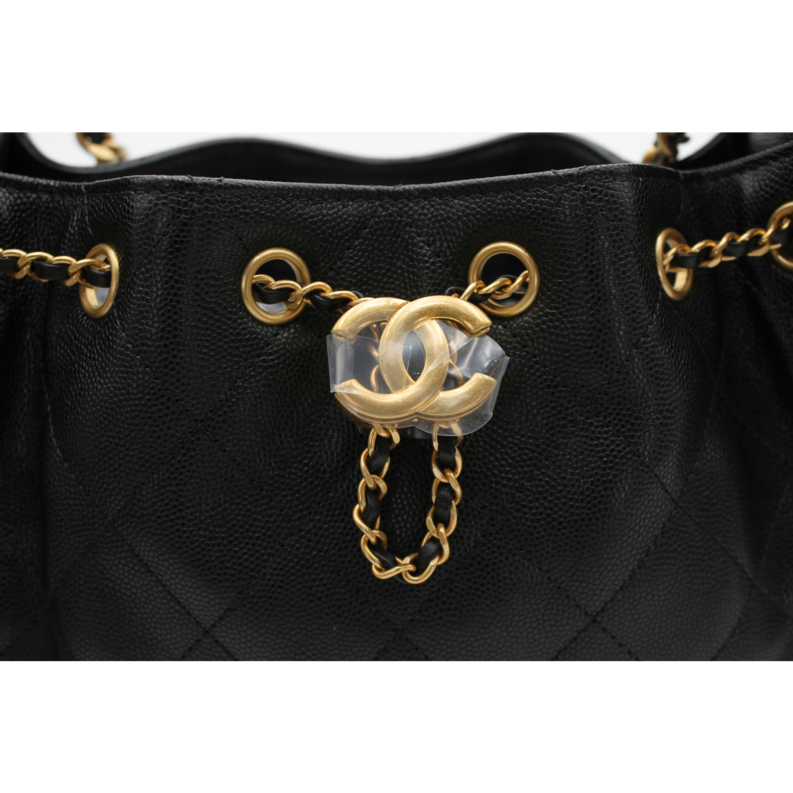 Chanel 25 Mini Caviar Black Shoulder Bag