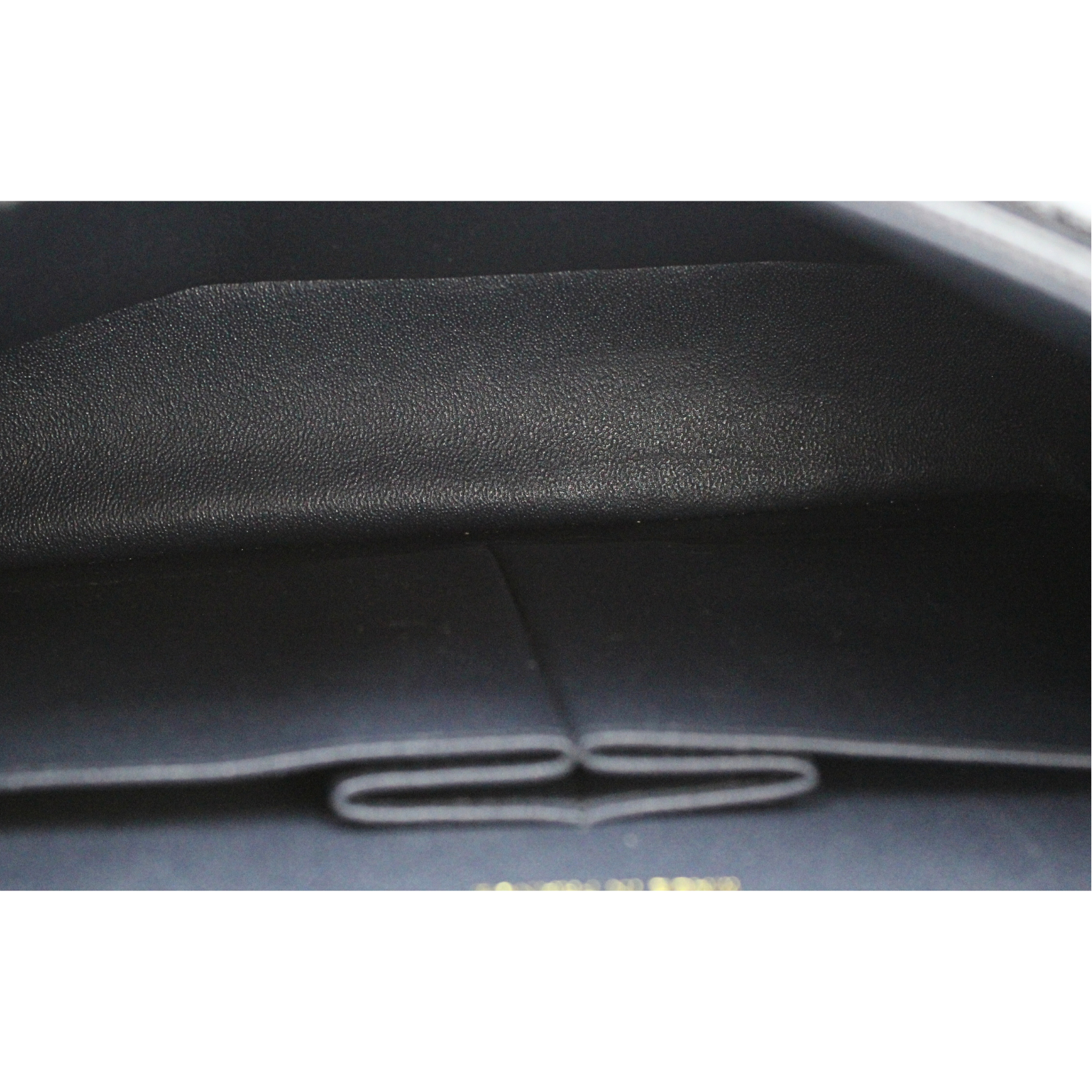 Classic Small Caviar Navy Shoulder Bag