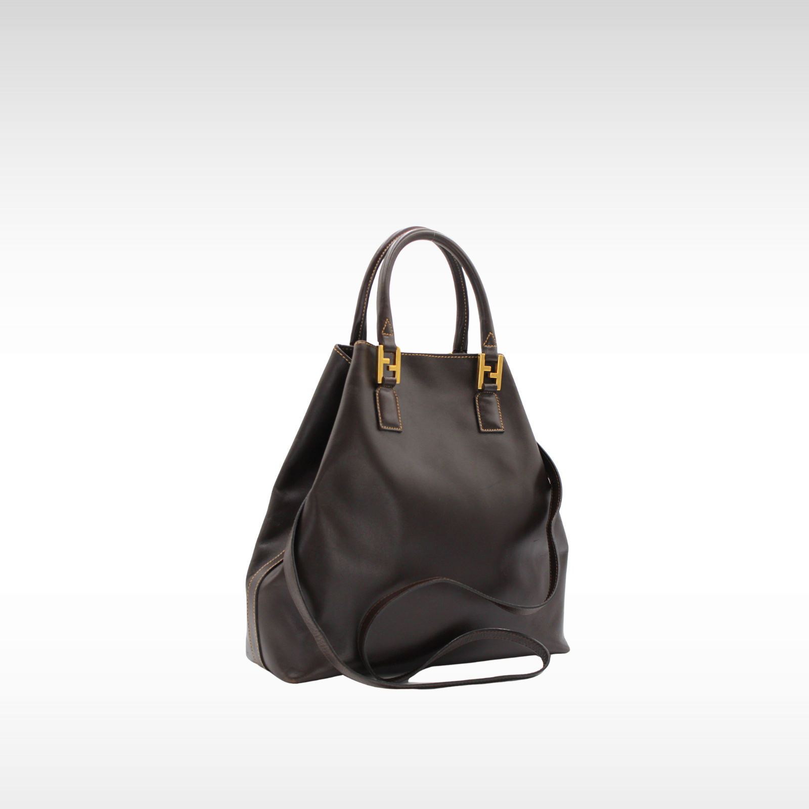 Calf Brown Handbag