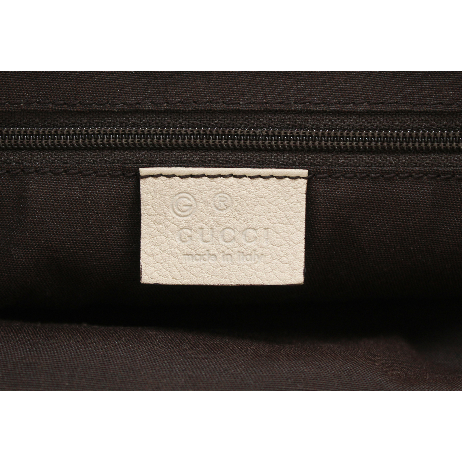 Hysteria Crest Canvas White Shoulder Bag