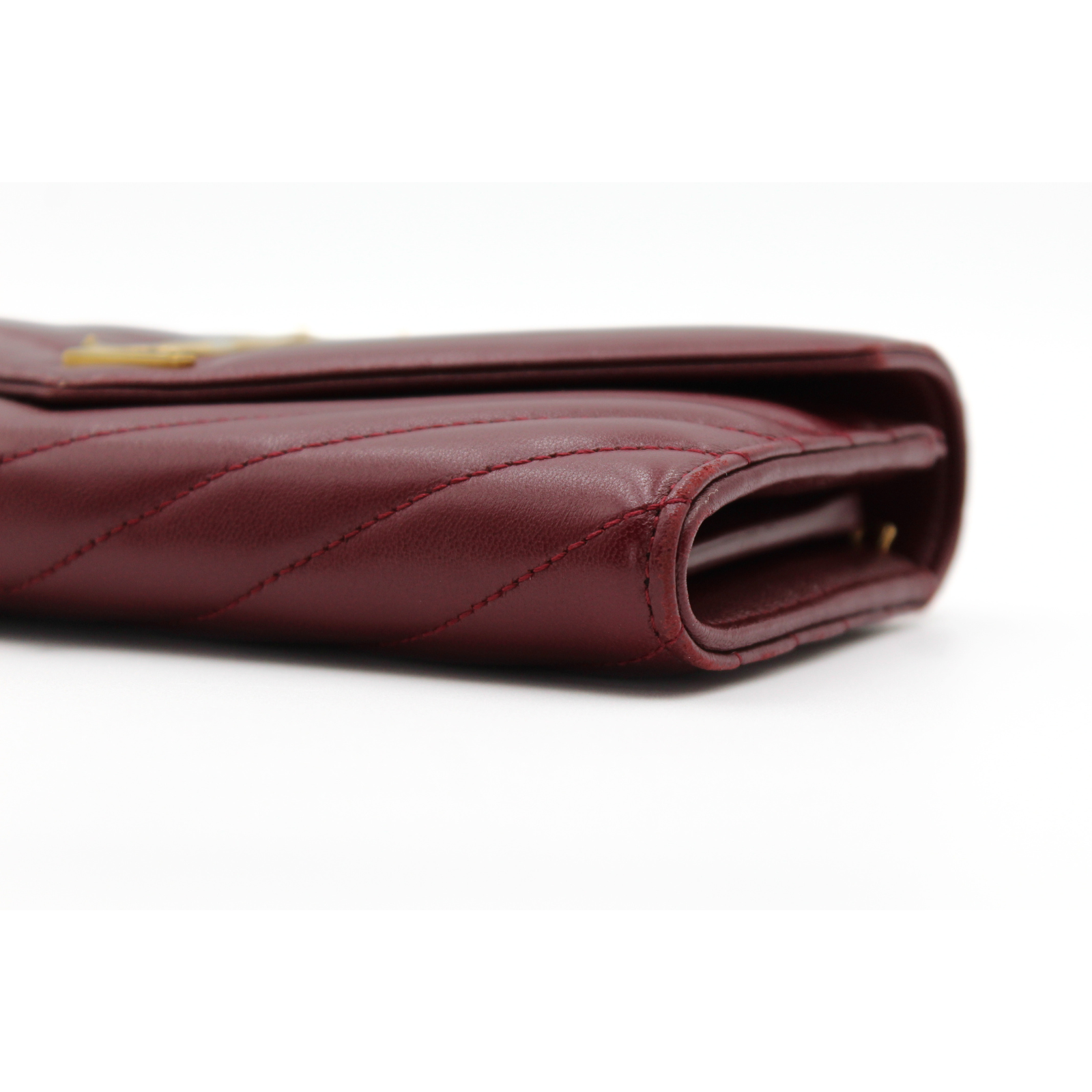 Cassandre Lamb Burgundy Wallet