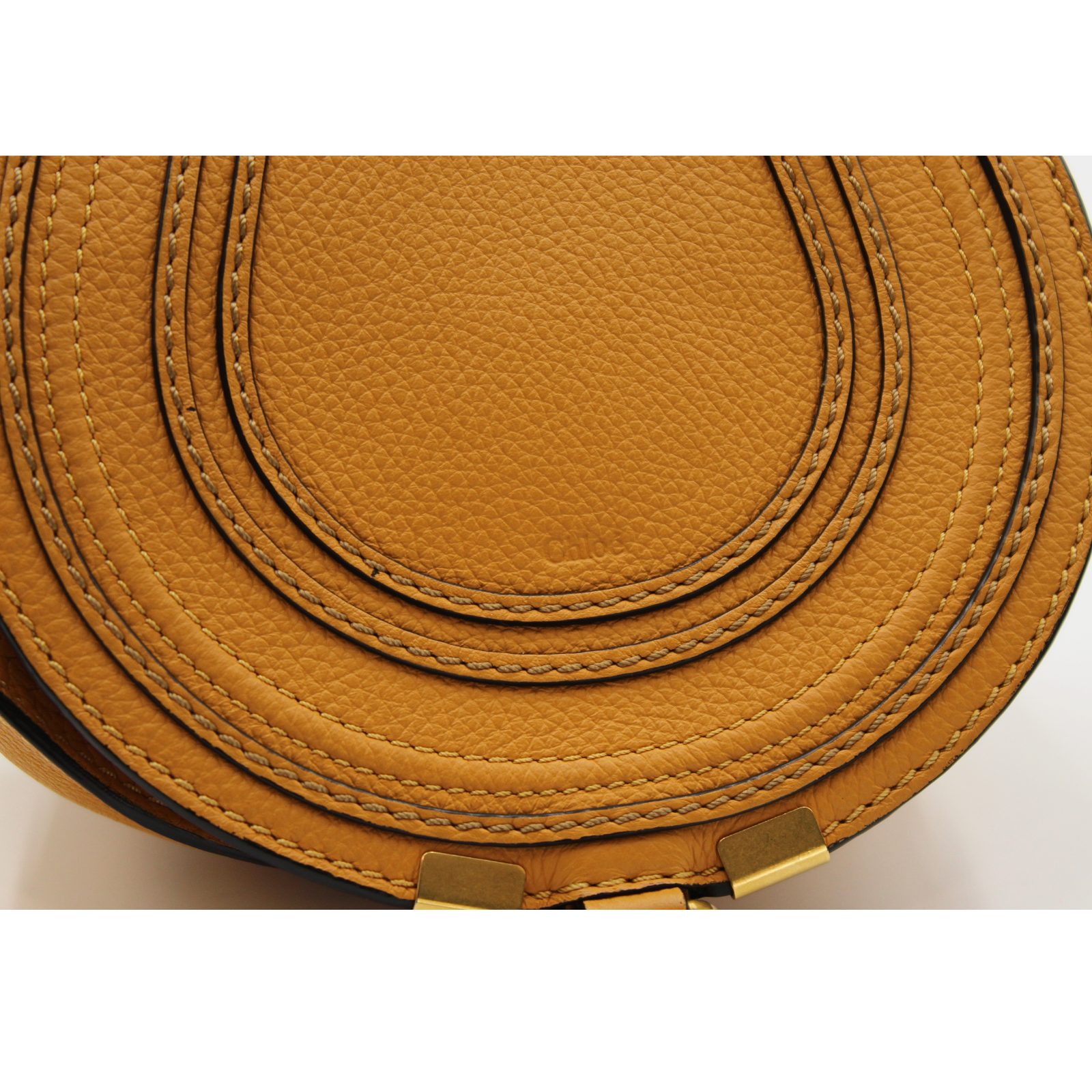 Marcie Mini Calf Yellow Crossbody Bag