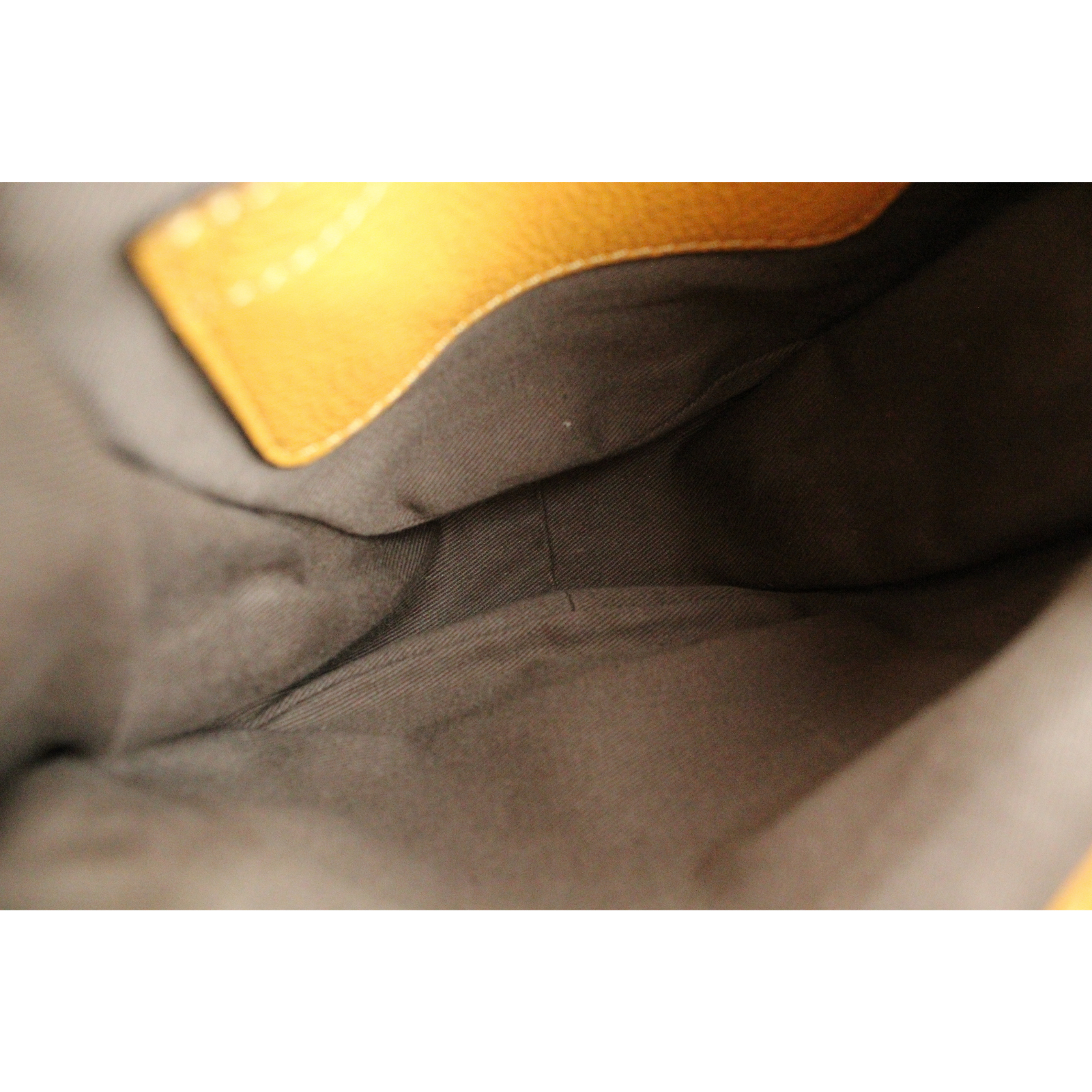 Marcie Mini Calf Yellow Crossbody Bag