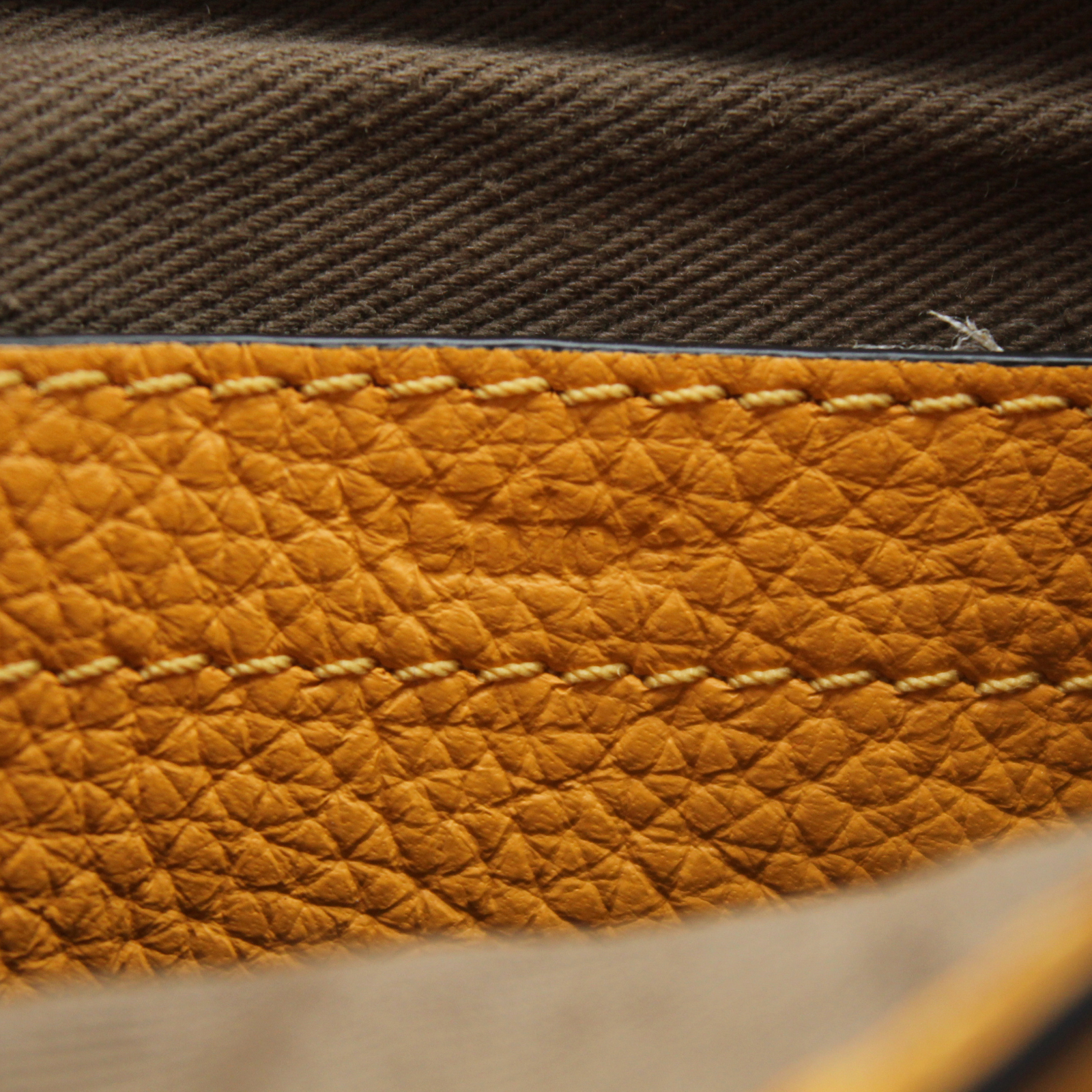Marcie Mini Calf Yellow Crossbody Bag