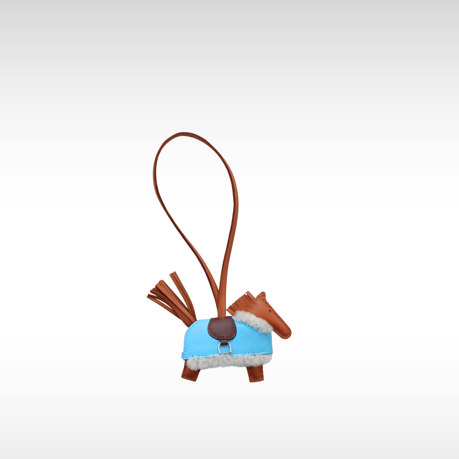 Rodeo Robeo Plush PM Agneau Gold Bag Charm
