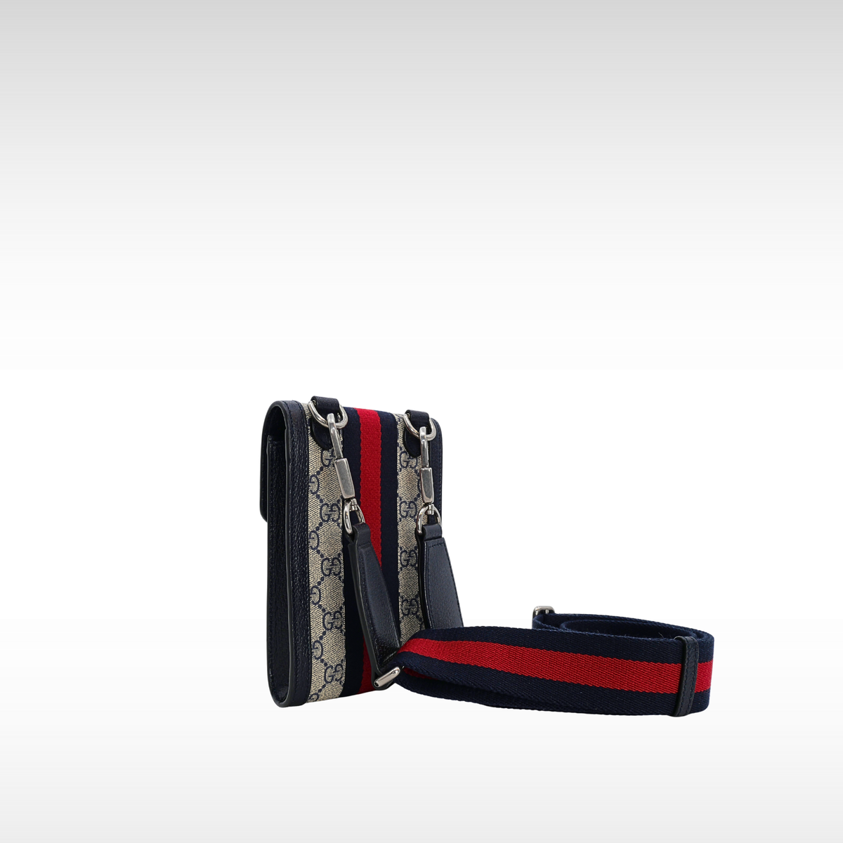 Ophidia GG-Supreme Coated Canvas Crossbody Bag