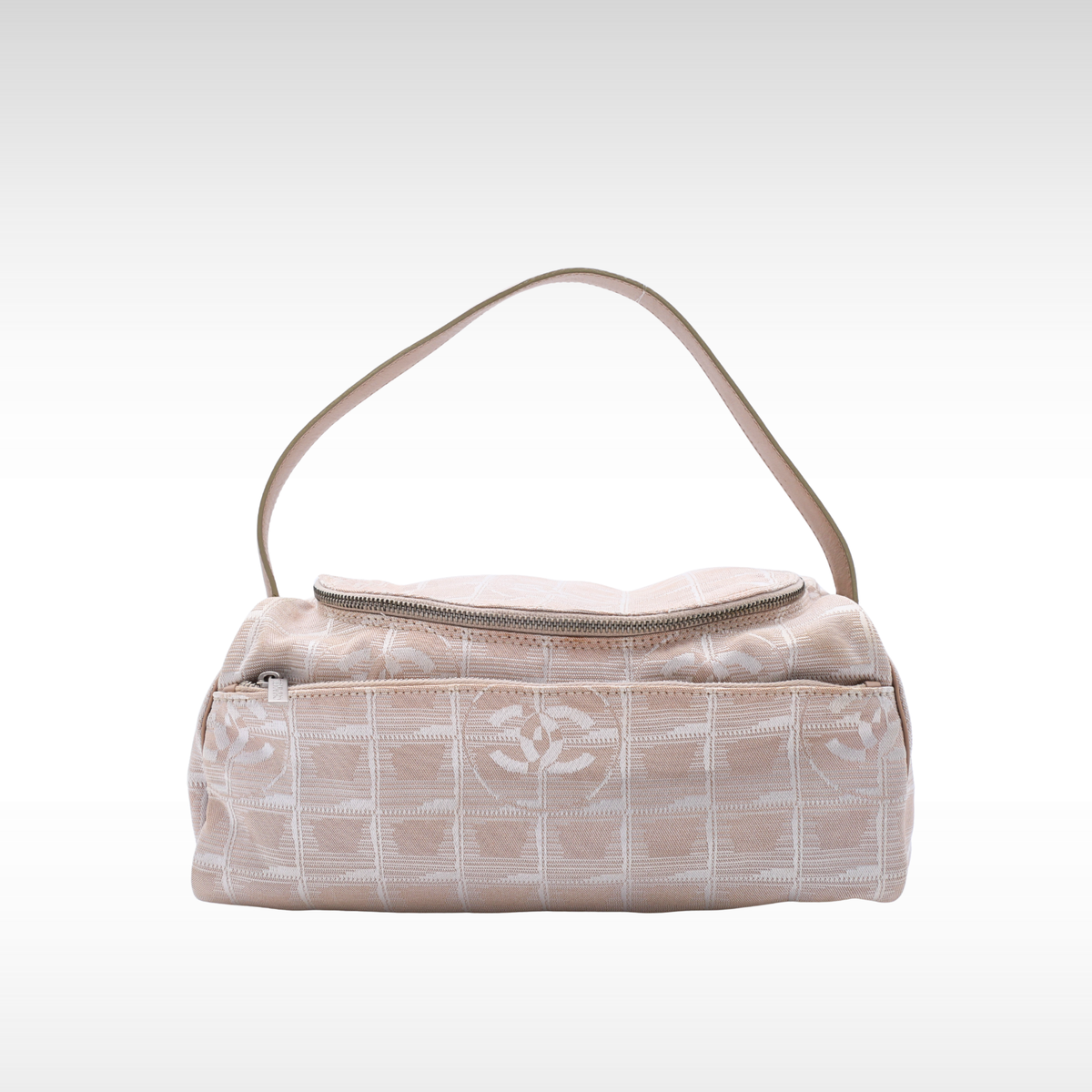 New Travel Medium Nylon Beige Vanity Bag