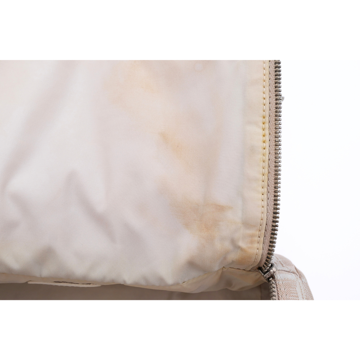 New Travel Medium Nylon Beige Vanity Bag