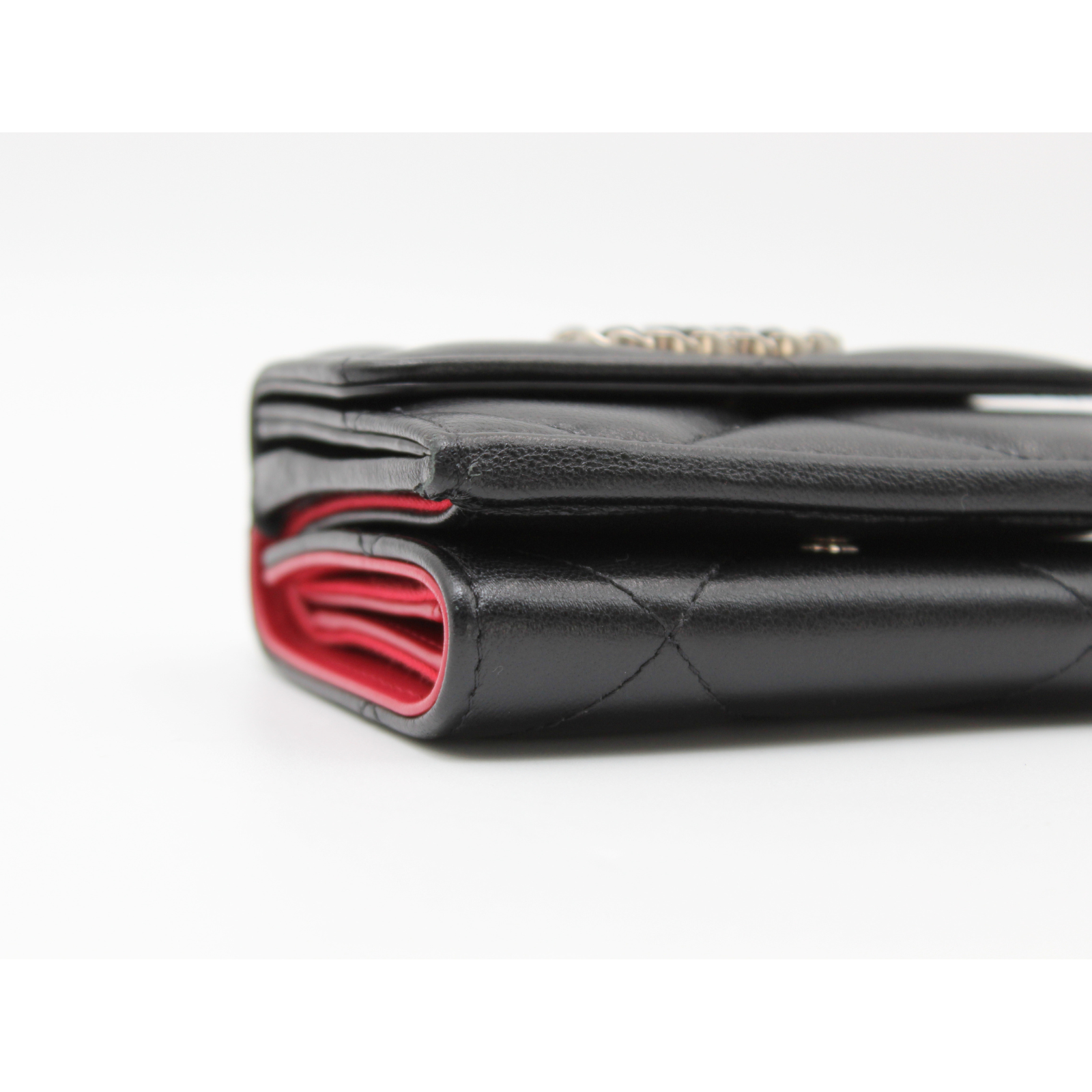 Chanel 19 Lamb Black Wallet
