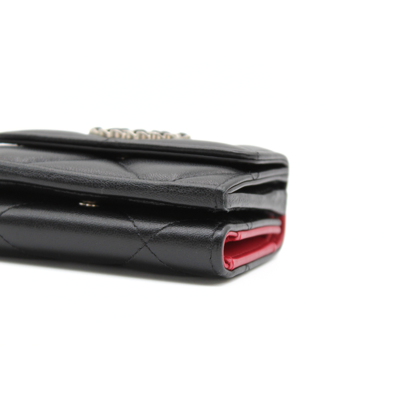 Chanel 19 Lamb Black Wallet