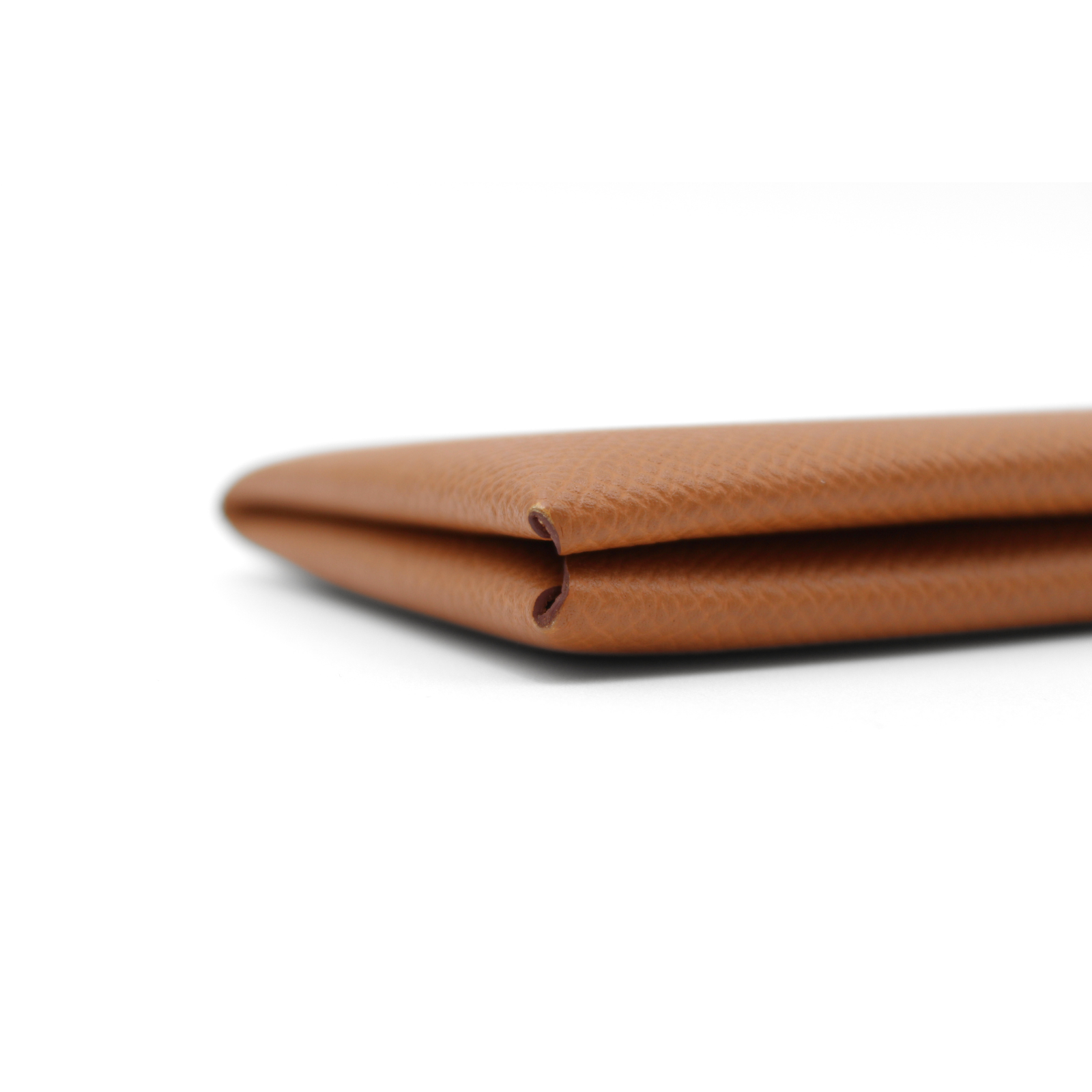 Calvi Epsom Gold Card Case
