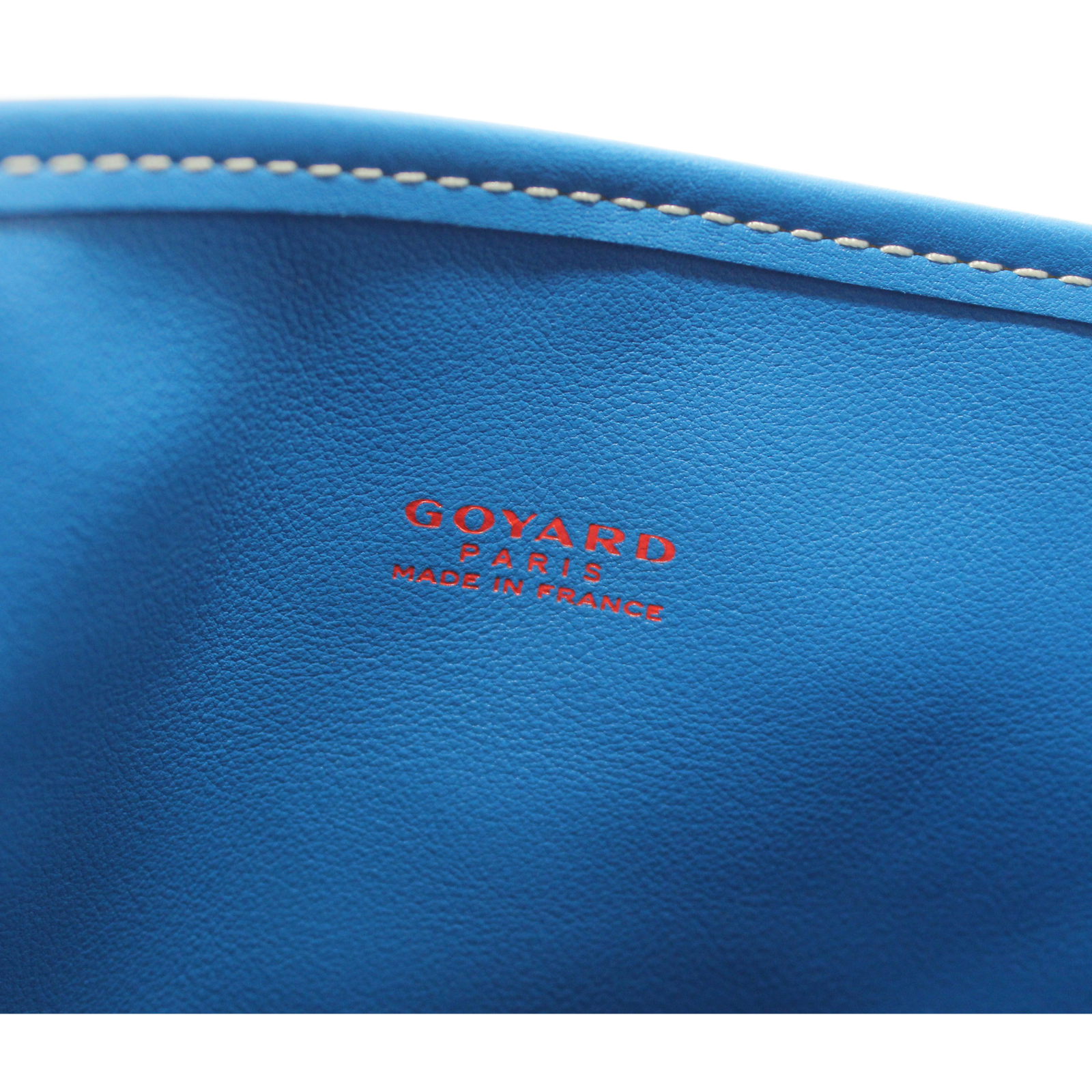 Anjou Mini Coated Canvas Blue Tote Bag