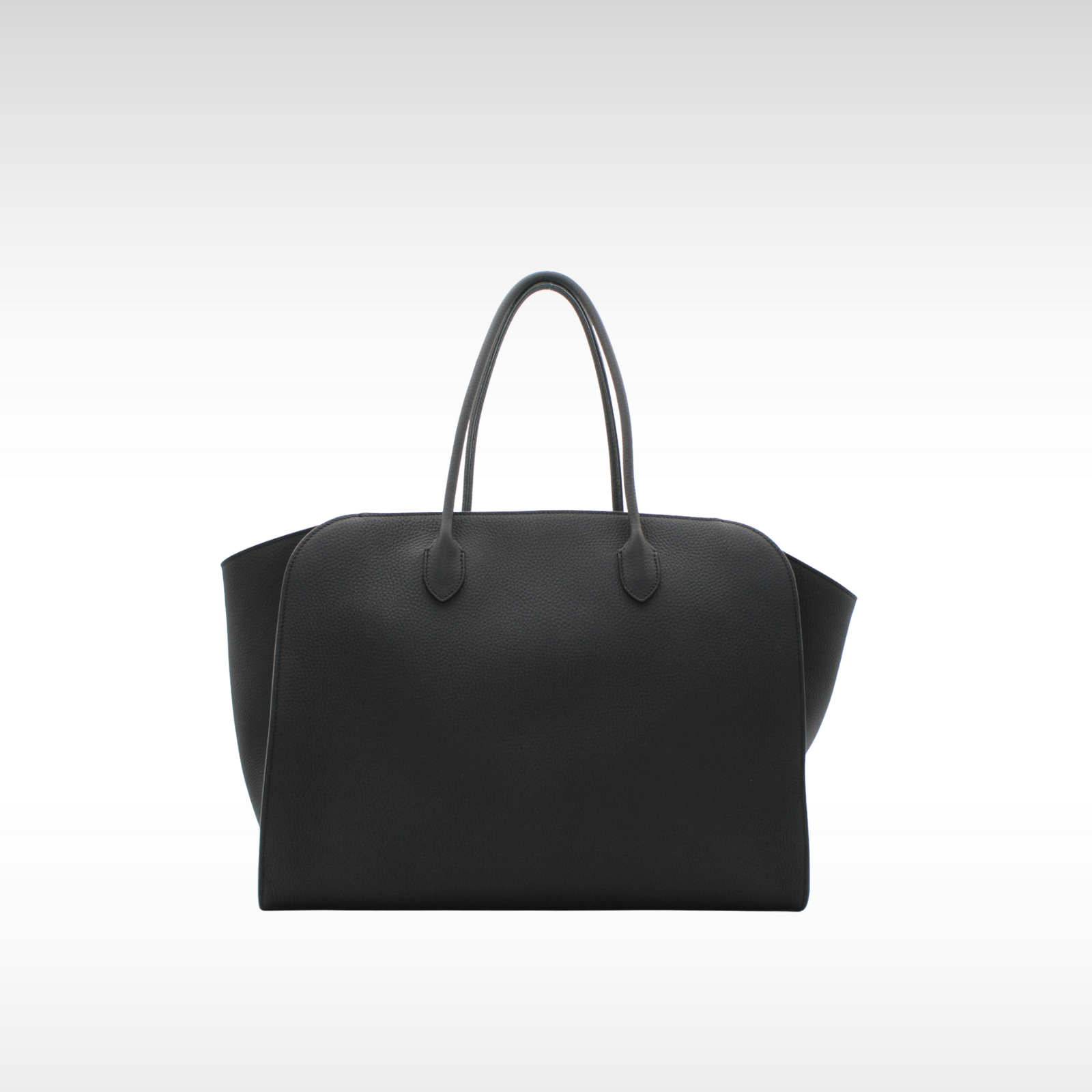 Marlo 17 Calf Black Tote Bag