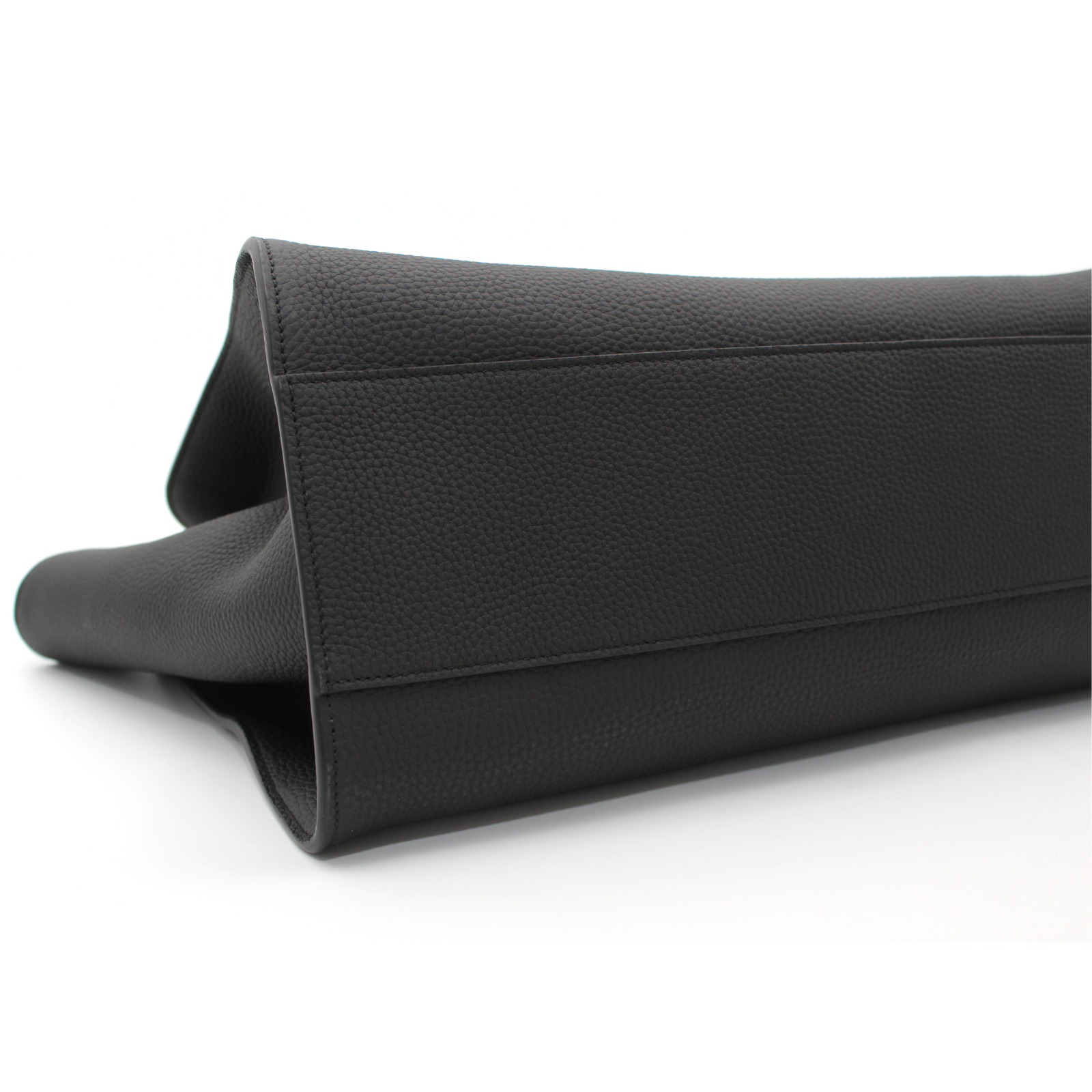 Marlo 17 Calf Black Tote Bag