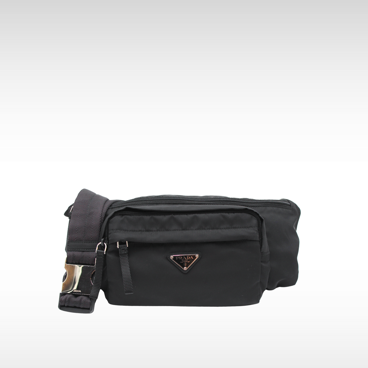 Marsupio Nylon Black Belt Bag