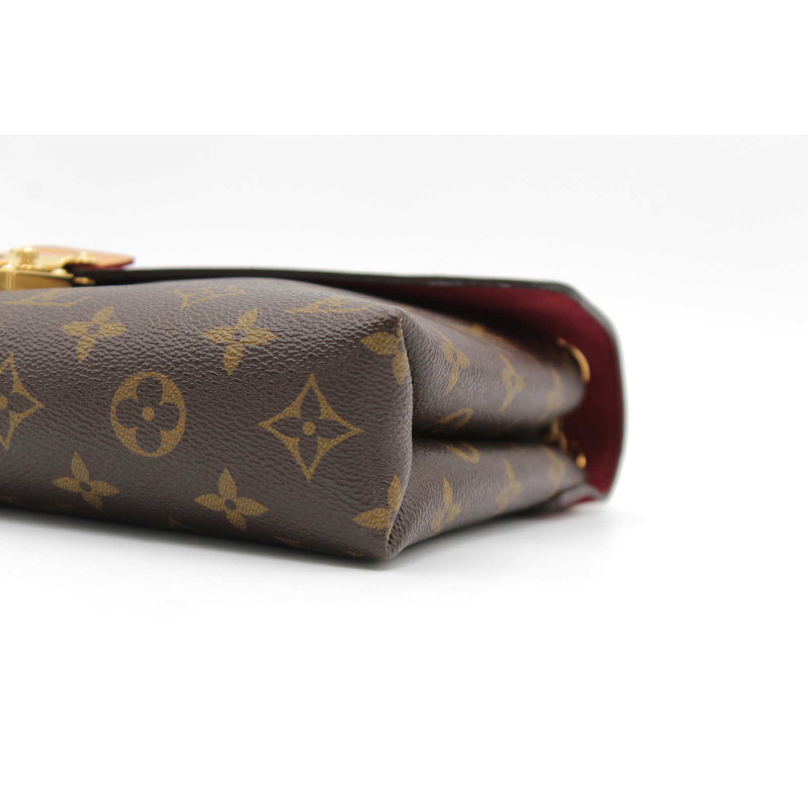 Pallas Chain Monogram Marron + Aurore Shoulder Bag