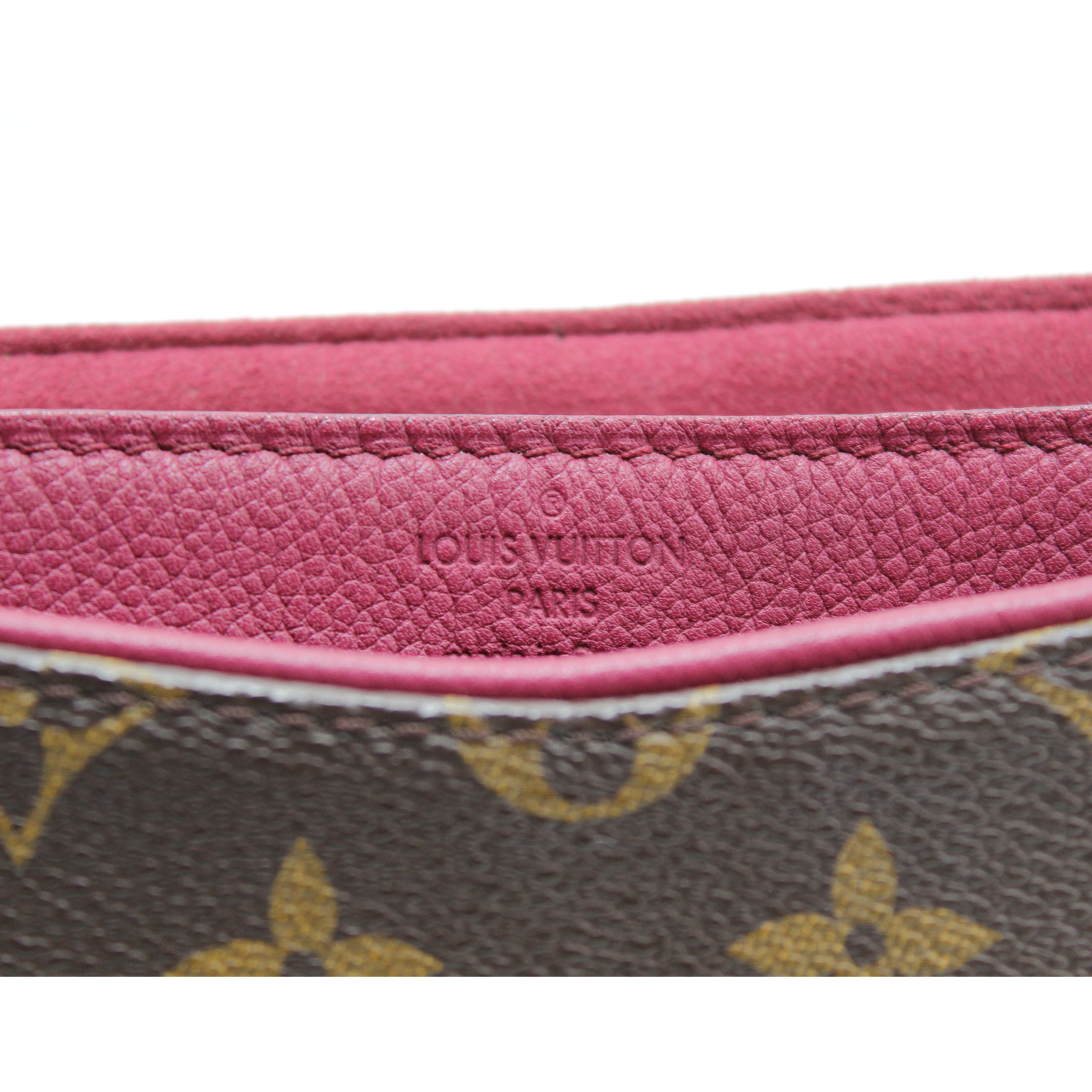 Pallas Chain Monogram Marron + Aurore Shoulder Bag