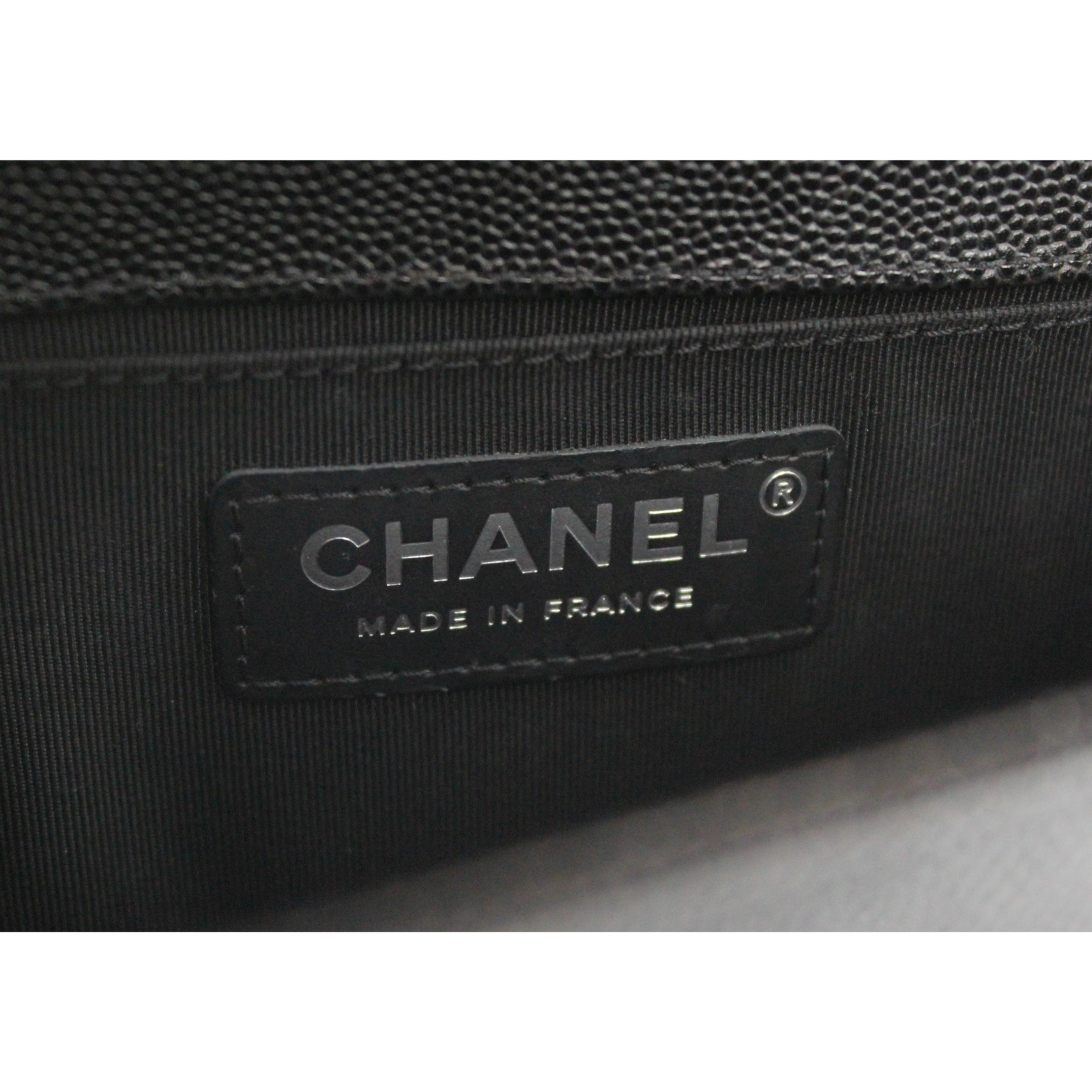 Boy Chanel Caviar Black Shoulder Bag