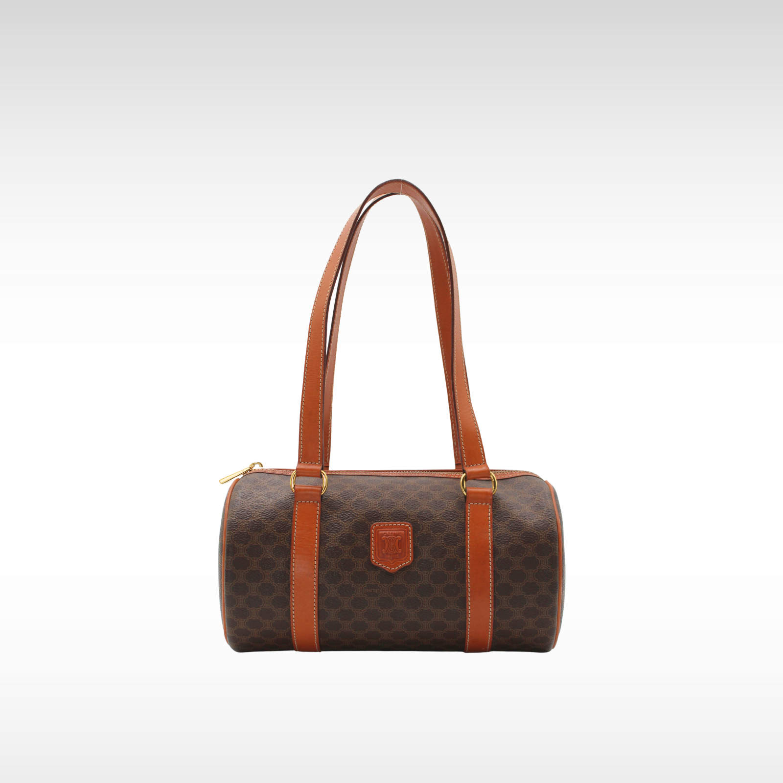 Macadam Coated Canvas Handbag