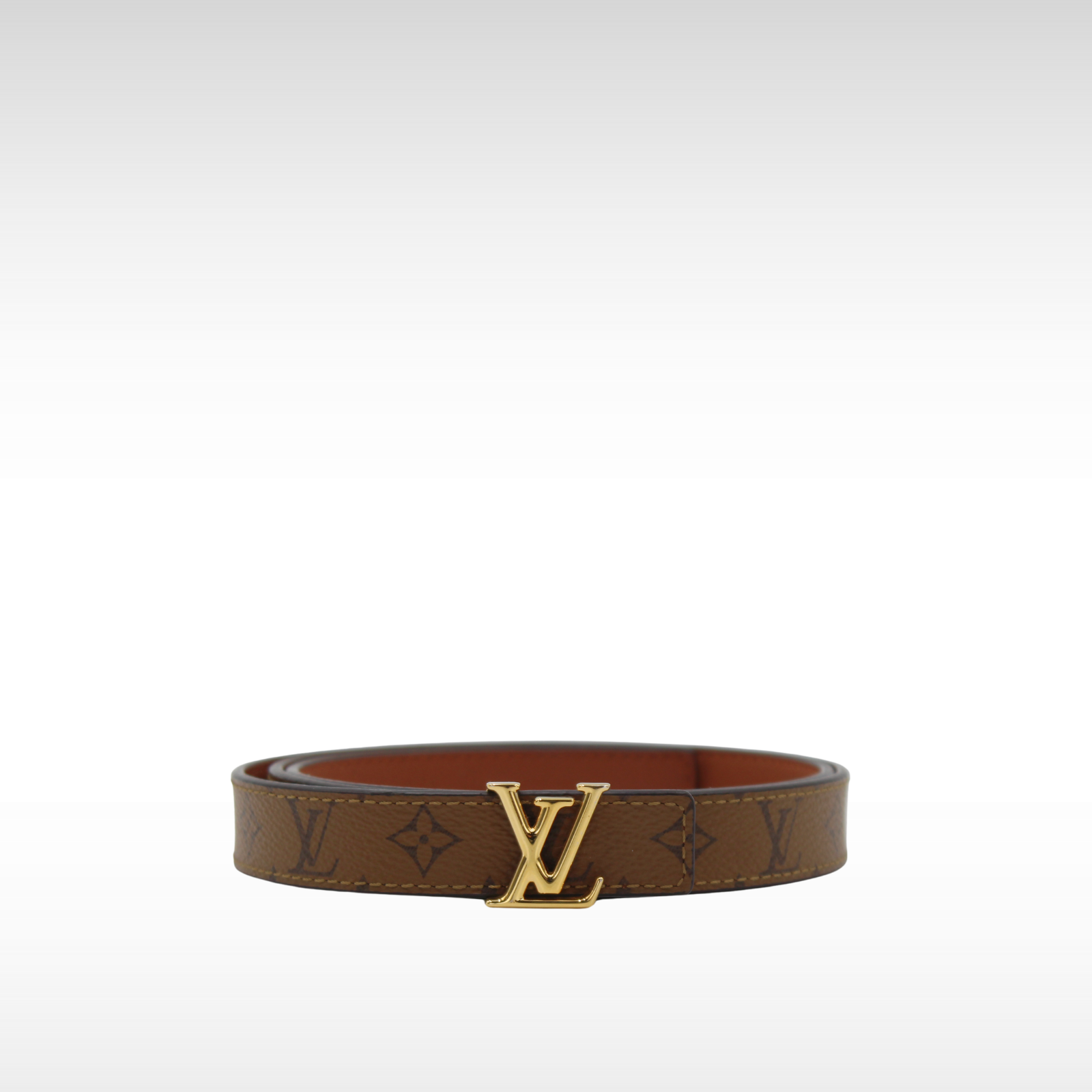 LV Iconic 34/85 Monogram Reverse Coated Canvas Belt