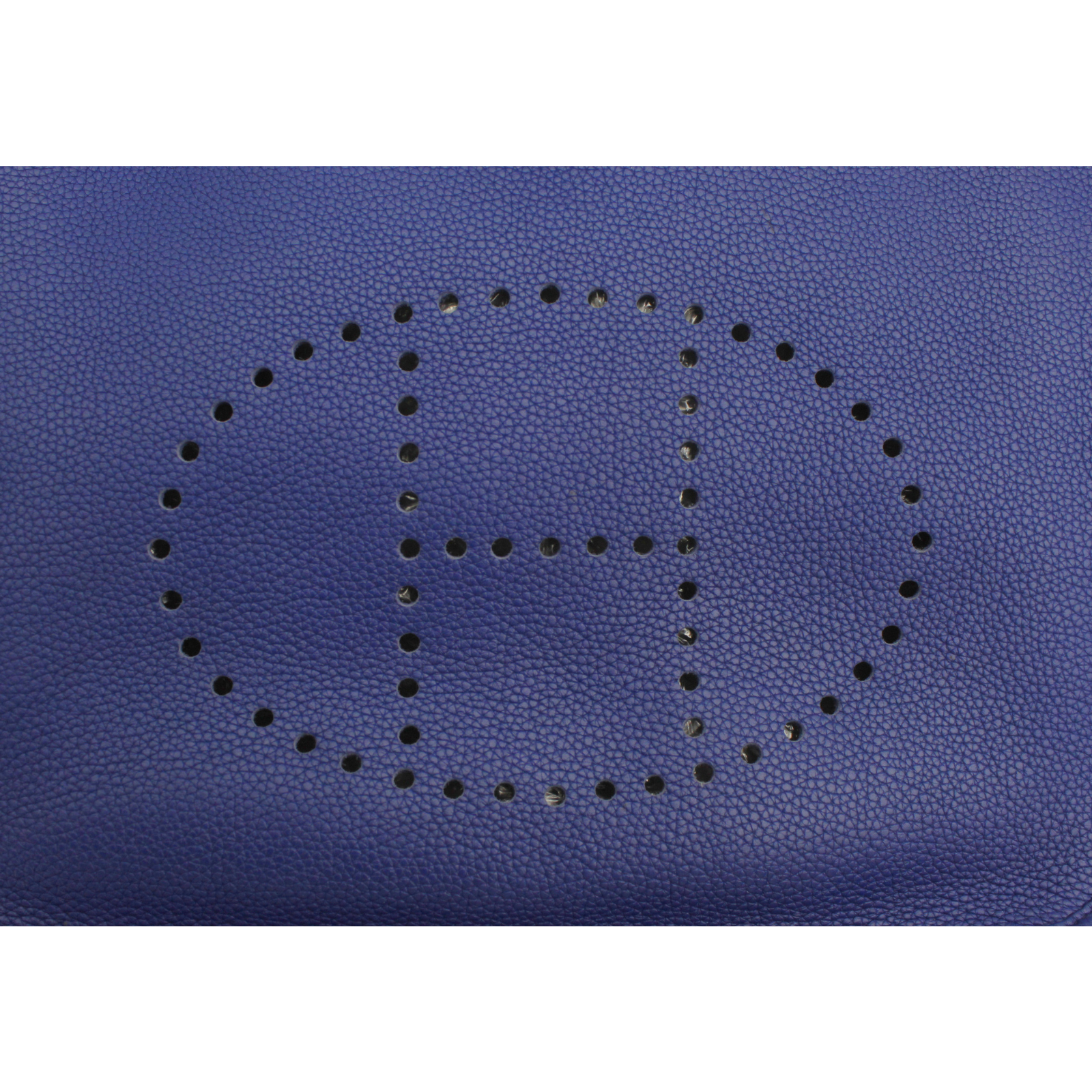 Evelyne 3 PM Taurillon Maurice Blue Encre Crossbody Bag