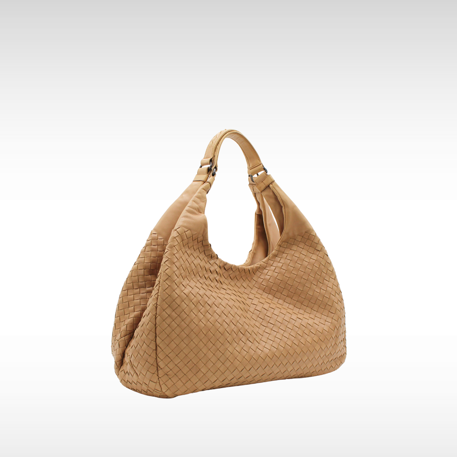 Campana Lamb Beige Shoulder Bag