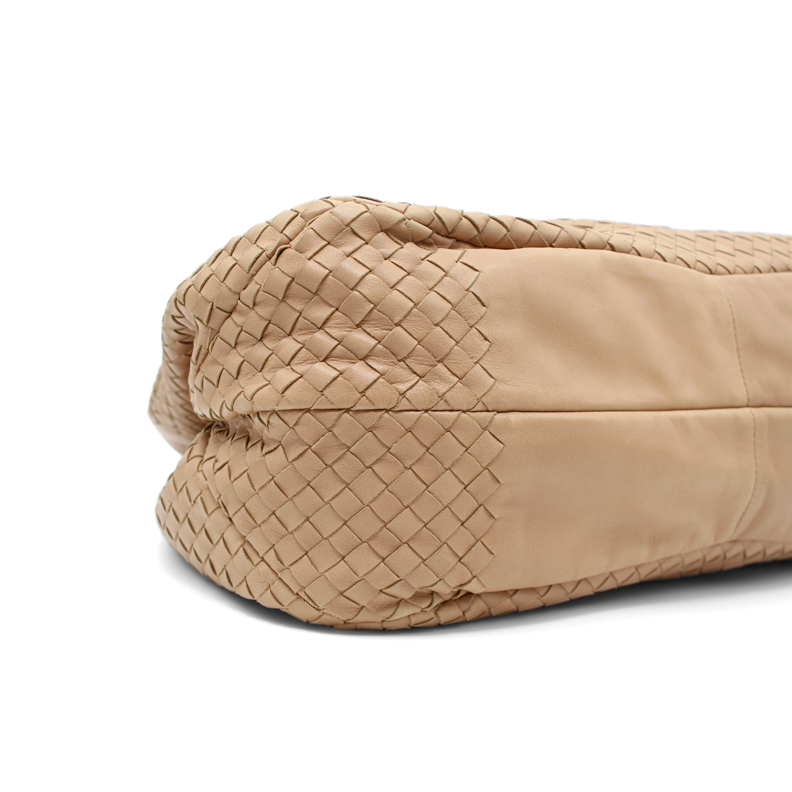 Campana Lamb Beige Shoulder Bag