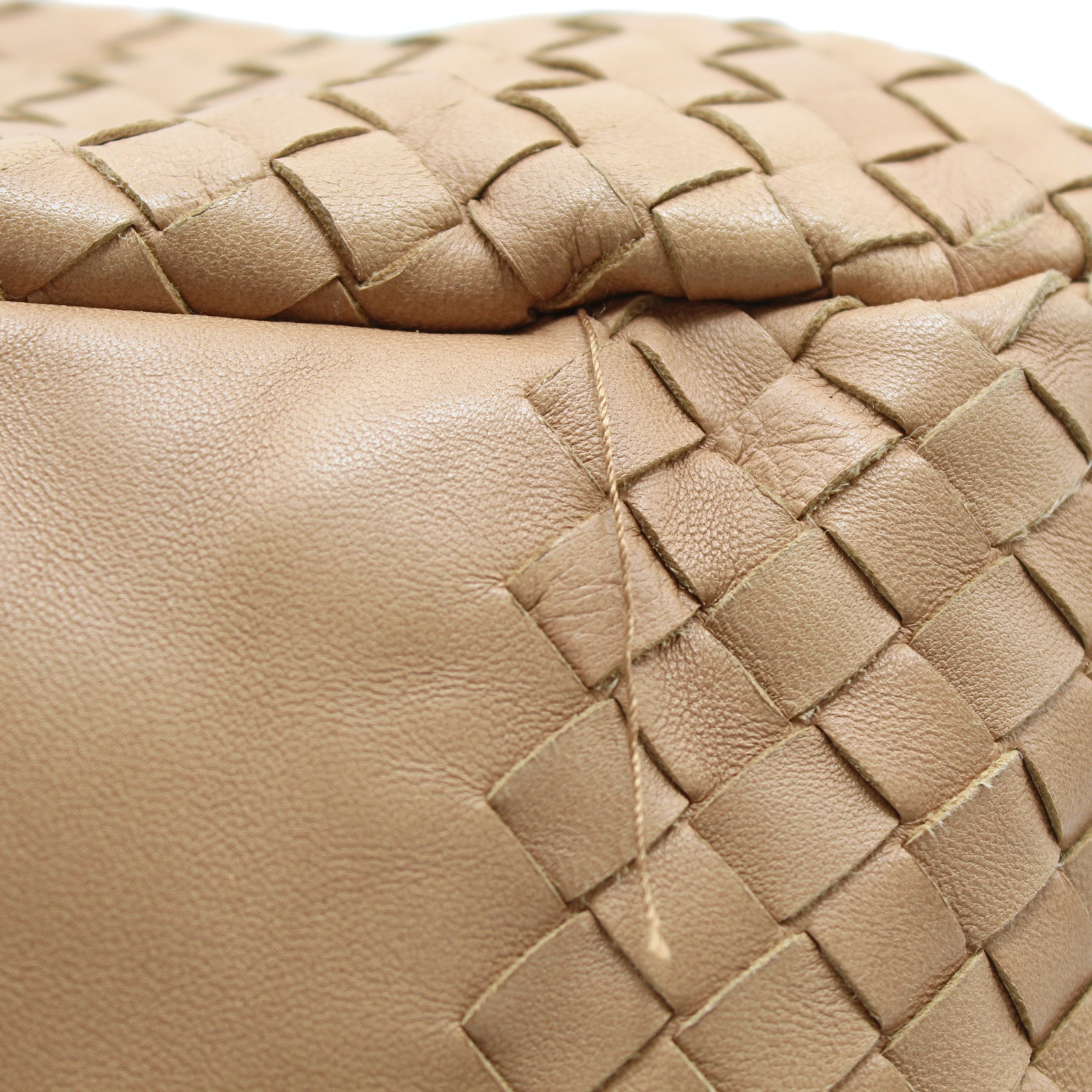 Campana Lamb Beige Shoulder Bag