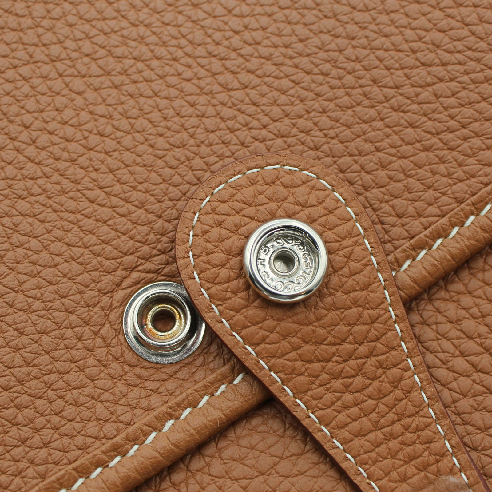 Evelyne 3 PM Taurillon Clemence Gold Crossbody Bag