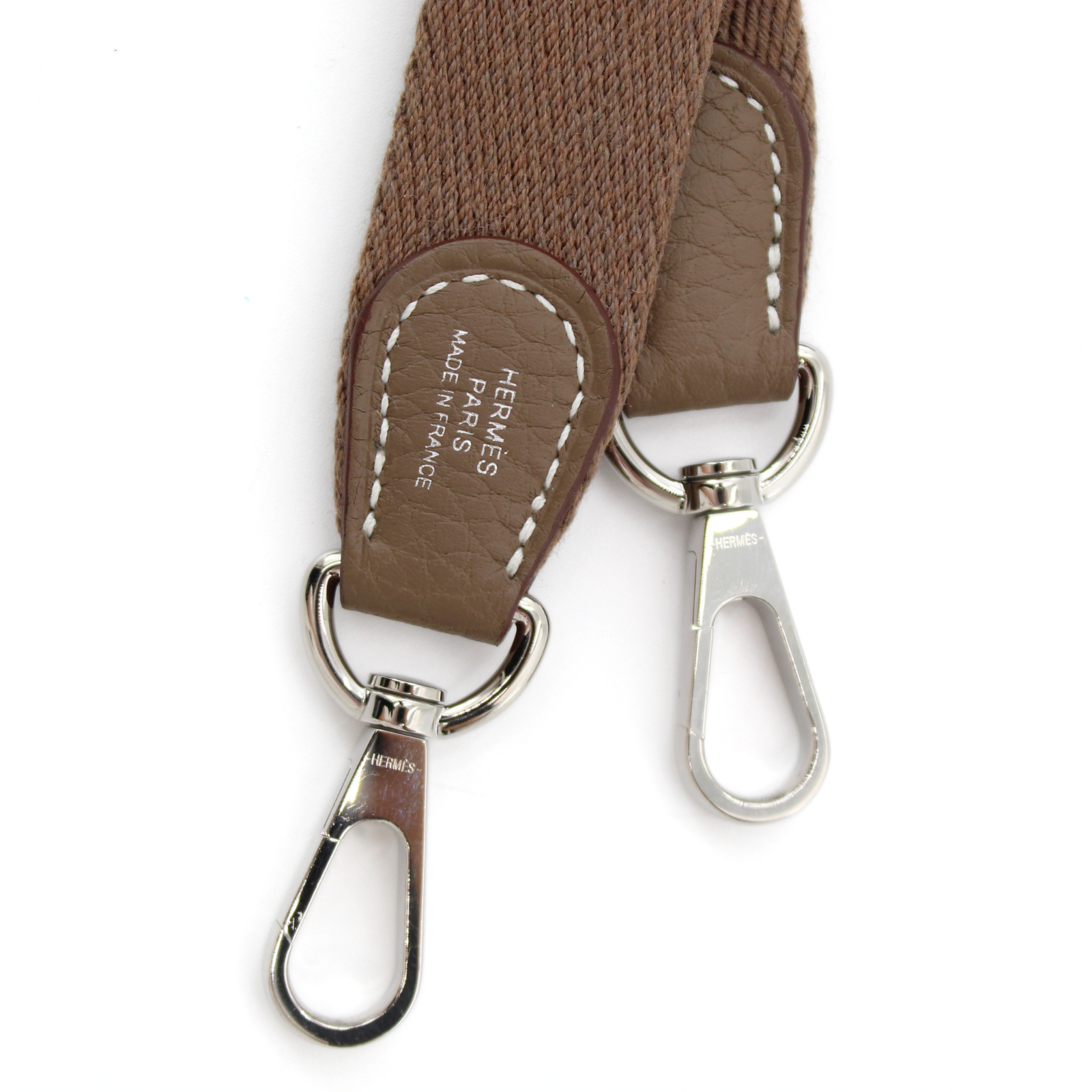 Evelyne Amazone 16 Taurillon Clemence Etoupe Crossbody Bag