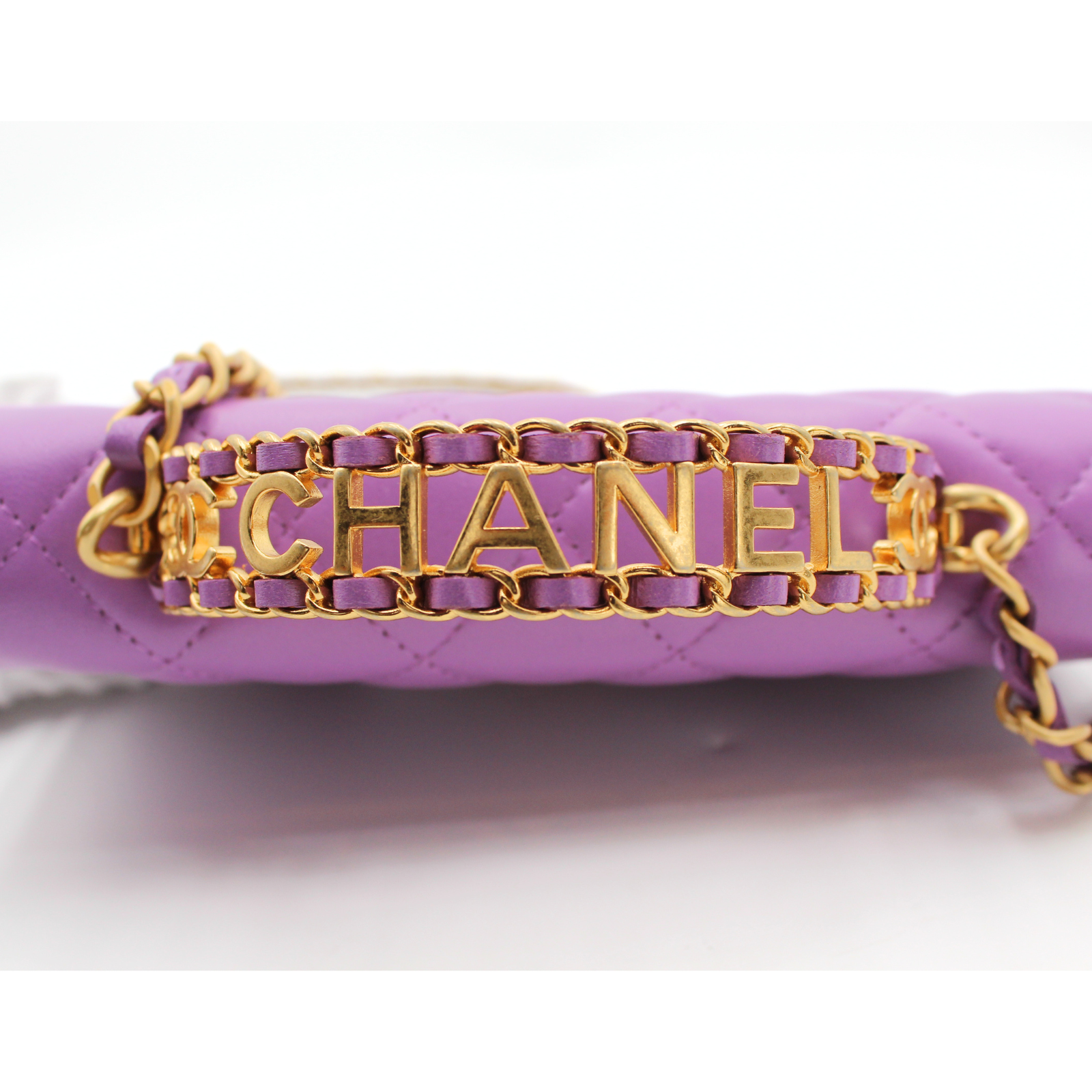 Pick Me Up Lamb Purple Wallet on Chain