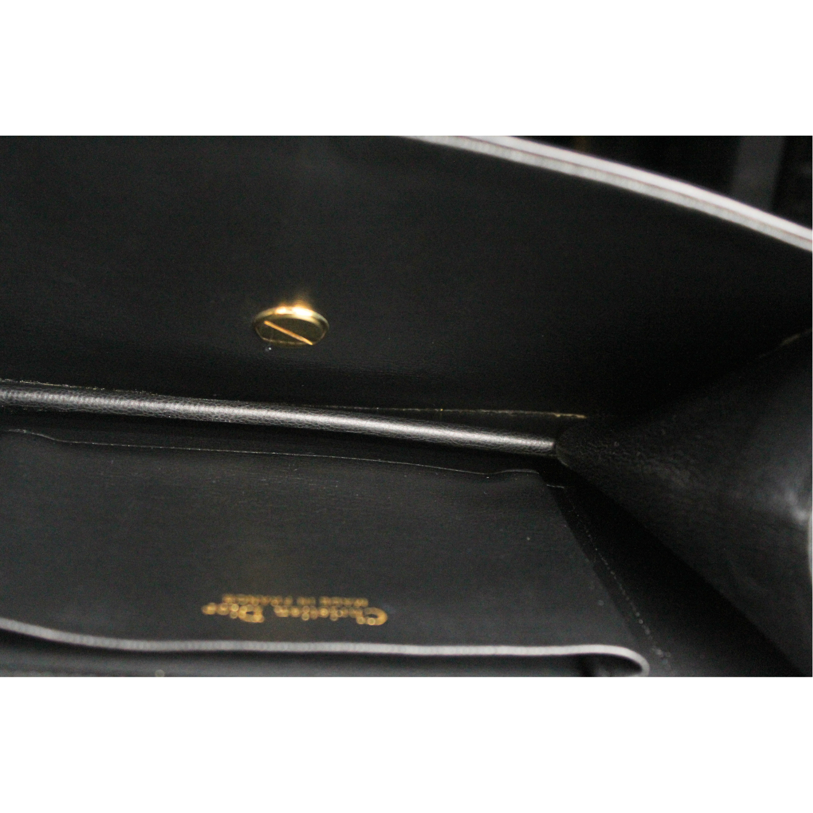 Calf Black Shoulder Bag