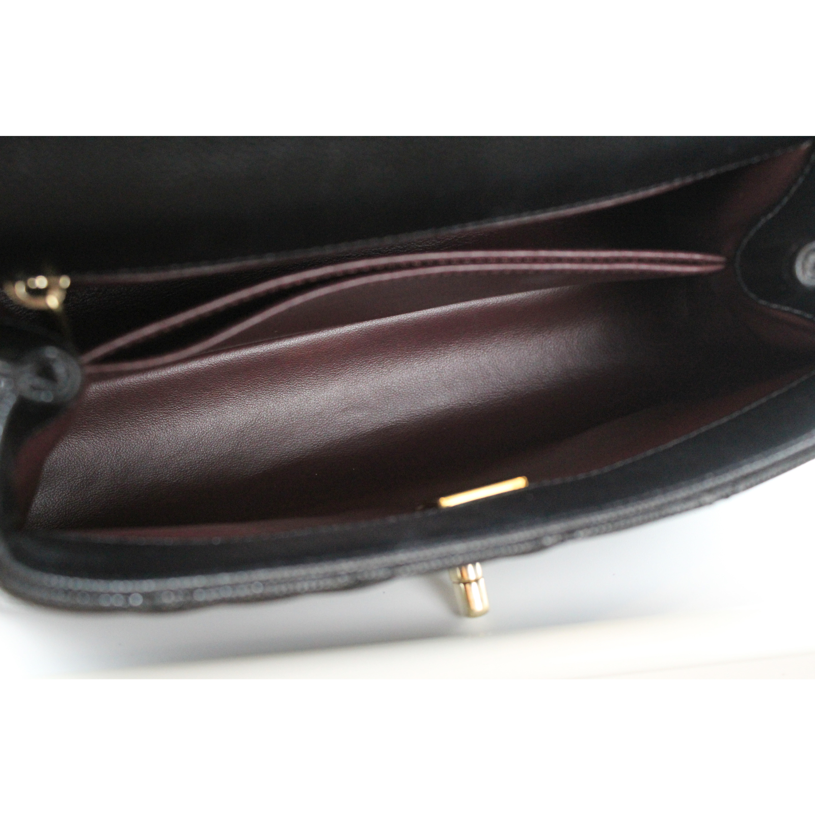 Coco Handle Small Caviar Black Handbag