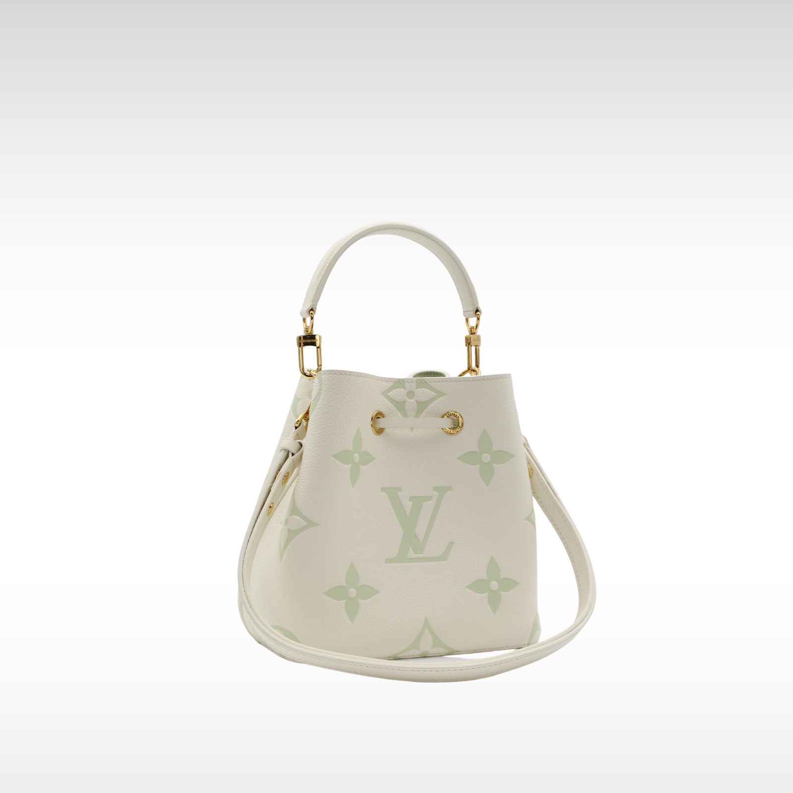 Neonoe BB Monogram Empreinte Latte + Matcha Handbag
