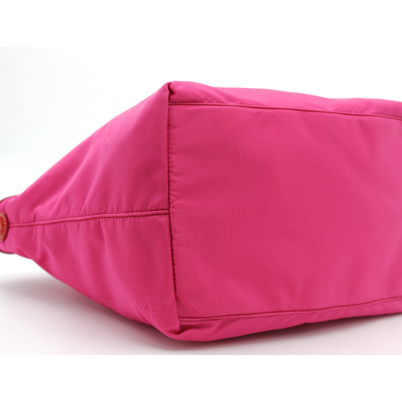 Nylon Pink Tote Bag