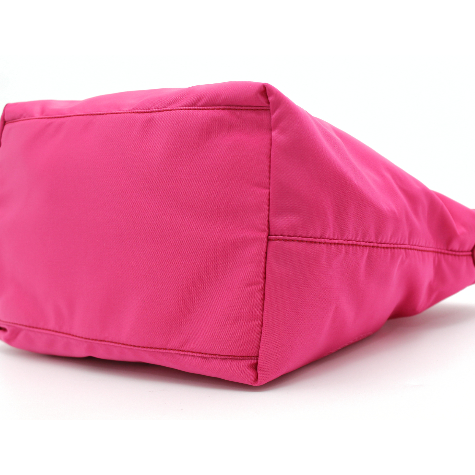 Nylon Pink Tote Bag