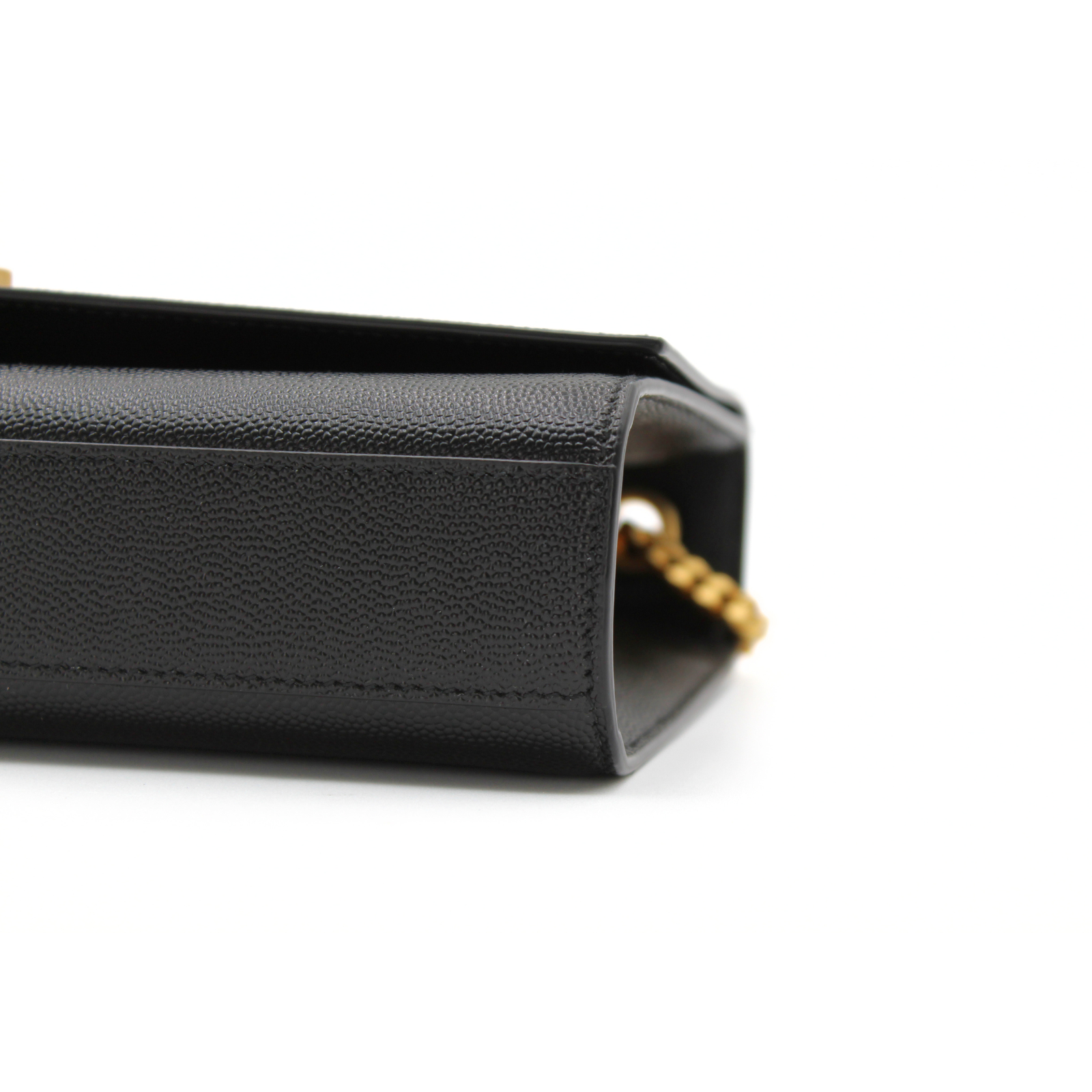 Kate Medium Calf Black Shoulder Bag