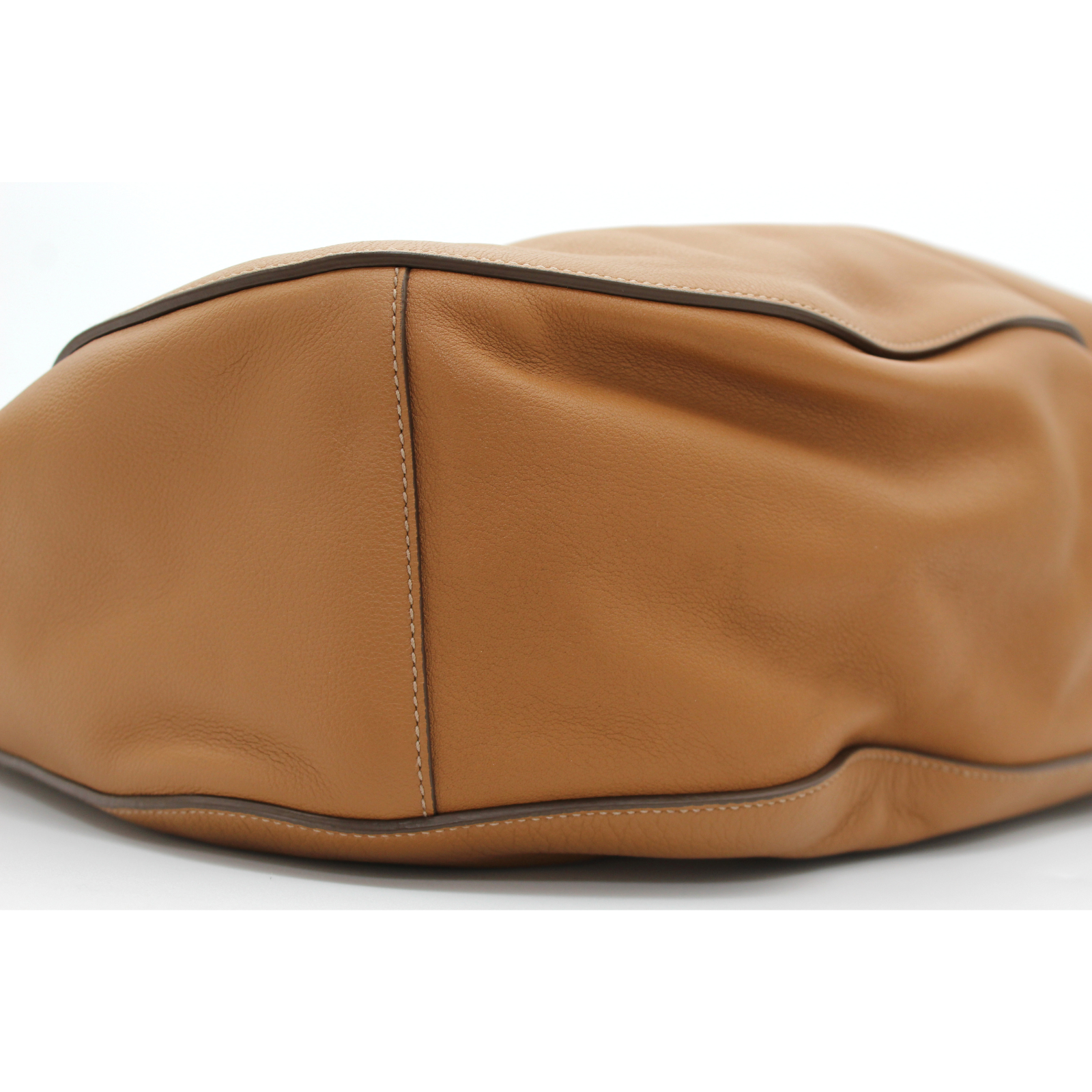 Calf Brown Shoulder Bag
