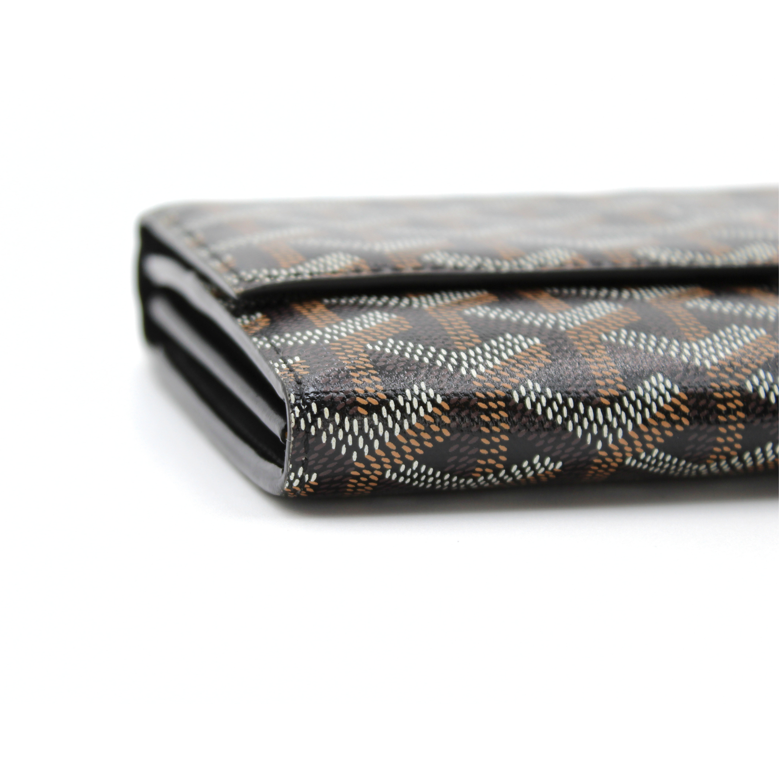 Varenne Continental Coated Canvas Wallet on Chain