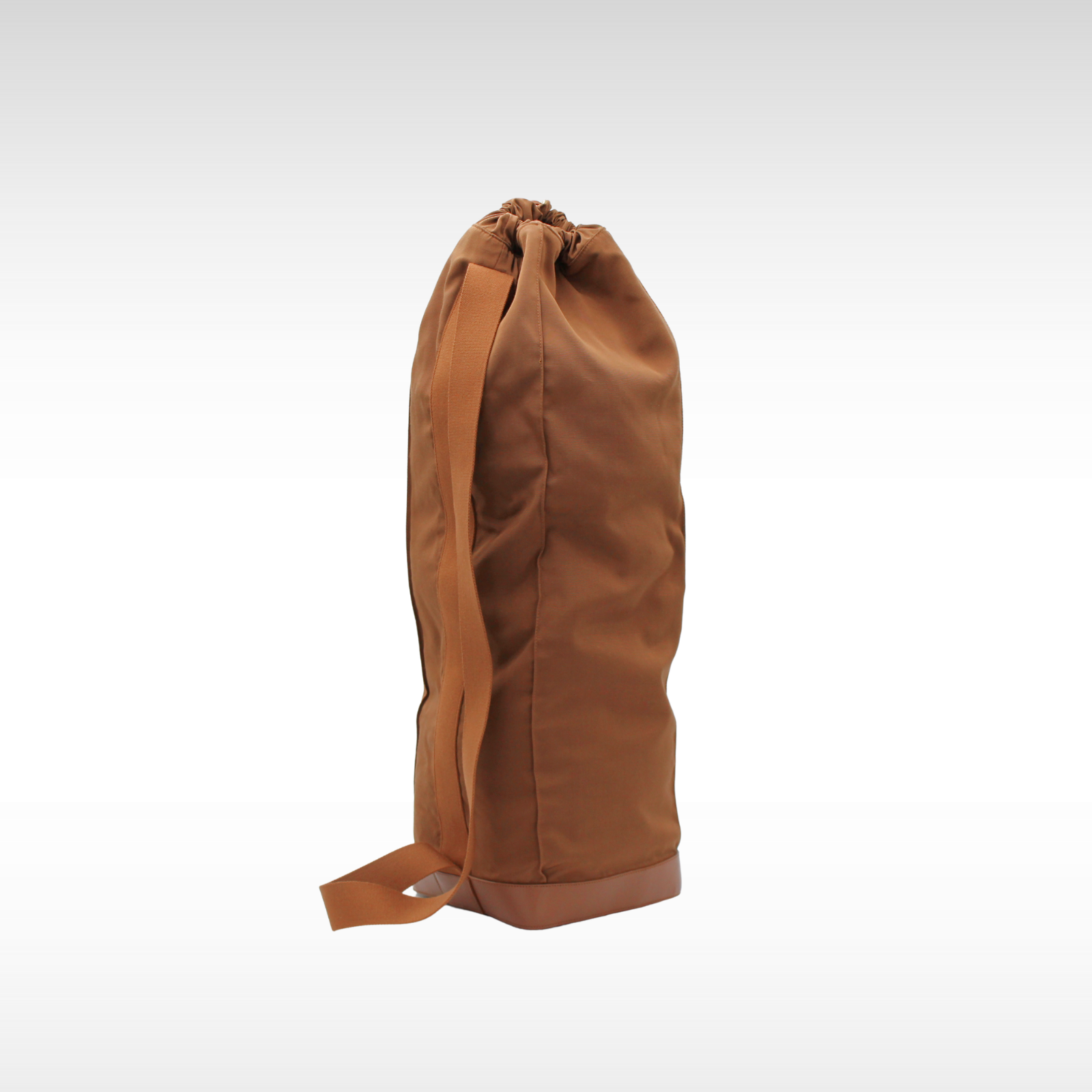 City Long Sling Nylon Brown Shoulder Bag