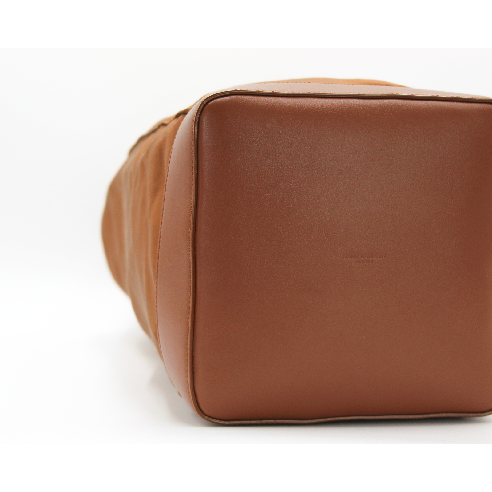 City Long Sling Nylon Brown Shoulder Bag