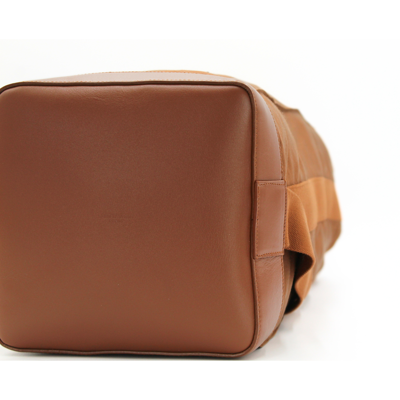 City Long Sling Nylon Brown Shoulder Bag