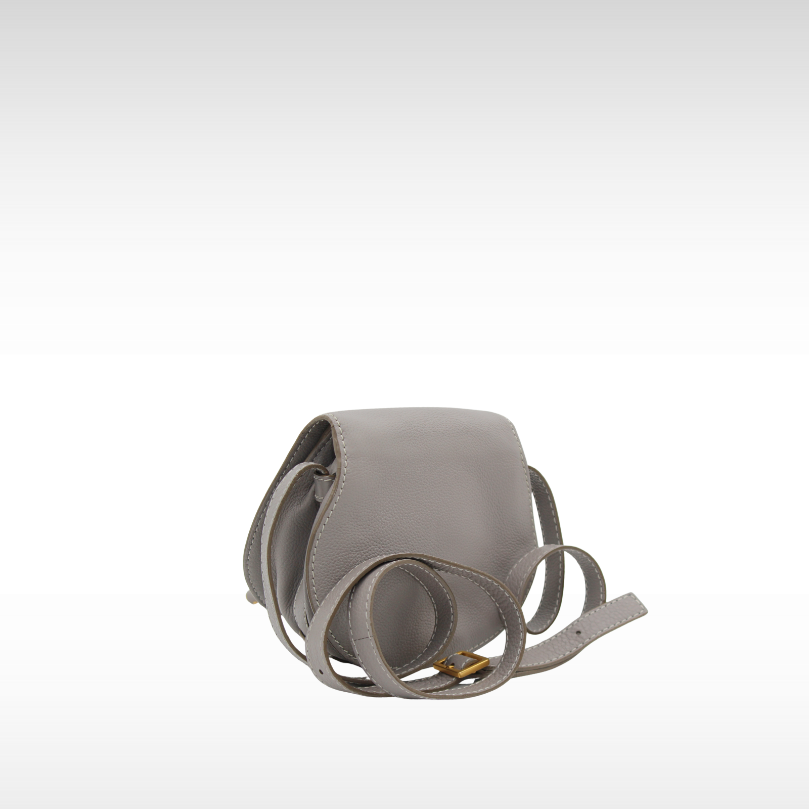 Marcie Calf Gray Mini Shoulder Bag