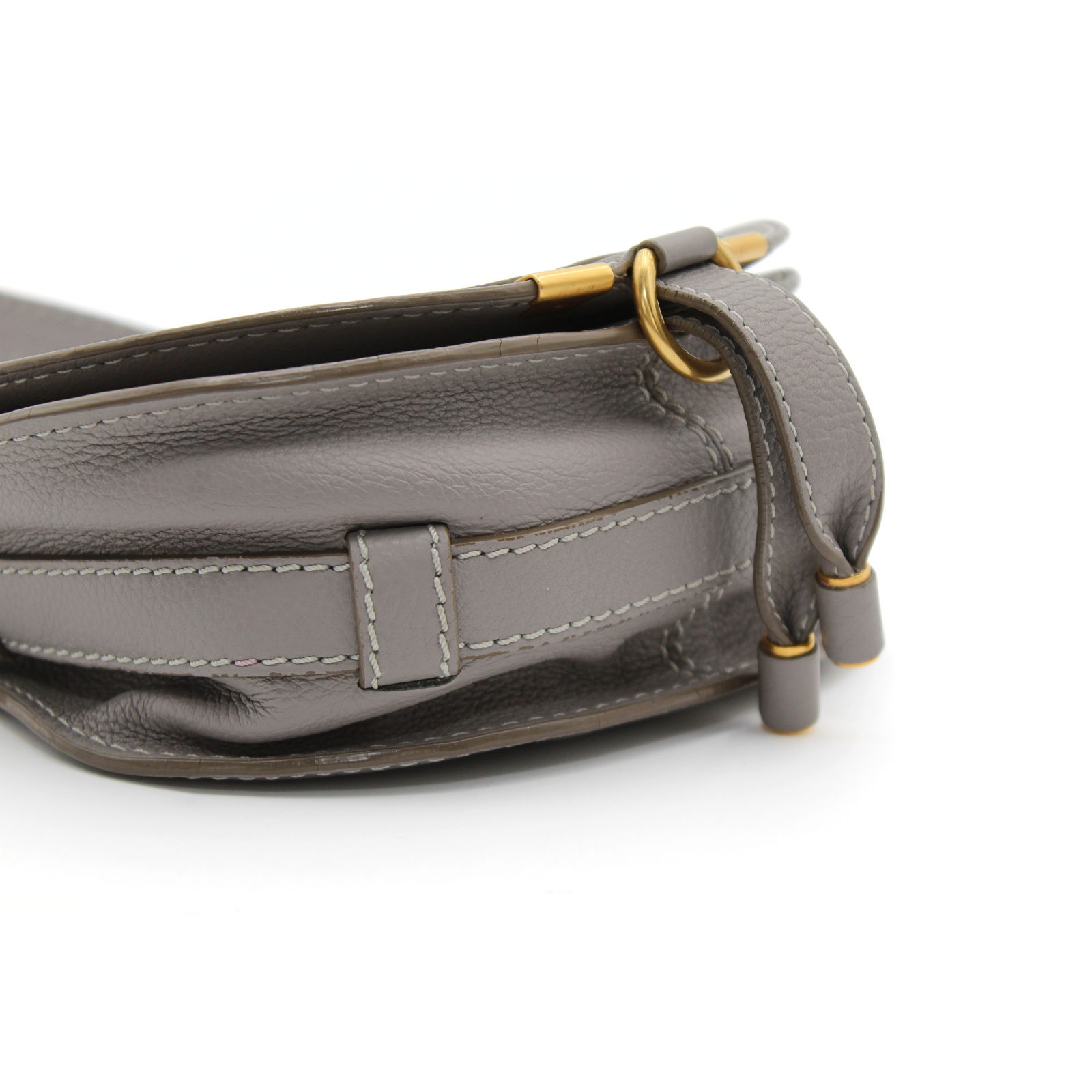 Marcie Calf Gray Mini Shoulder Bag