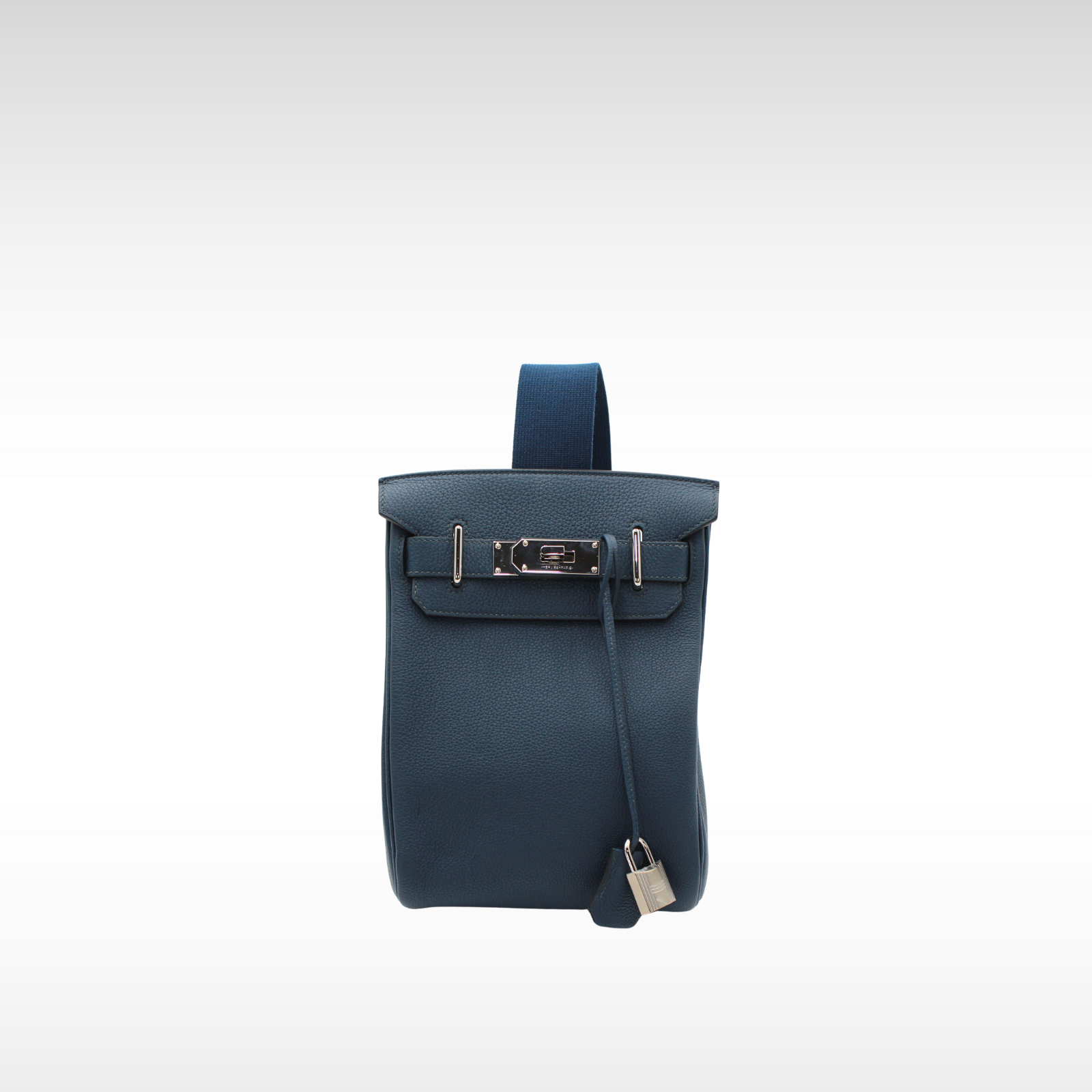 Hac a Dos PM Togo Blue De Prusse Crossbody Bag