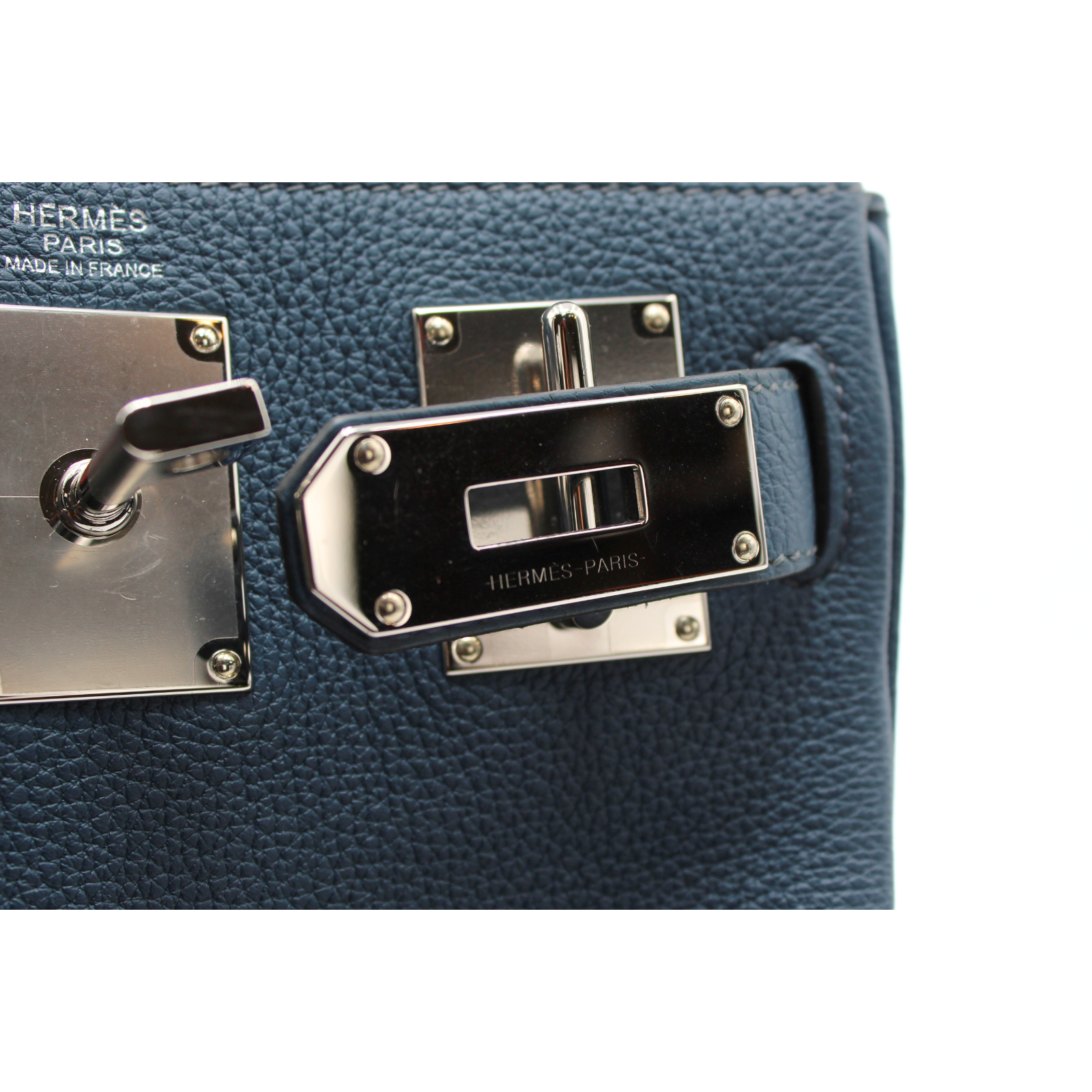 Hac a Dos PM Togo Blue De Prusse Crossbody Bag
