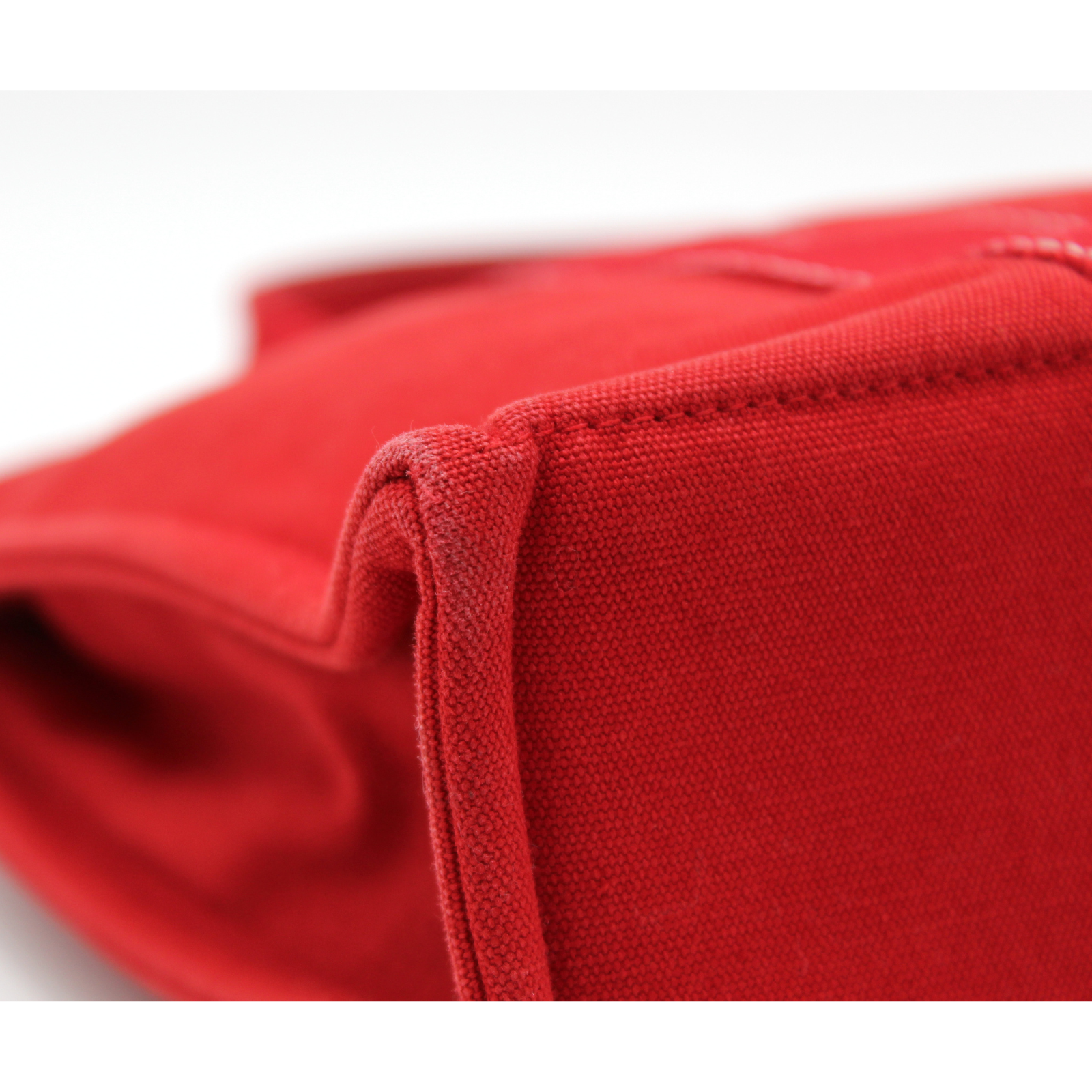 Deauville PM Canvas Red Tote Bag
