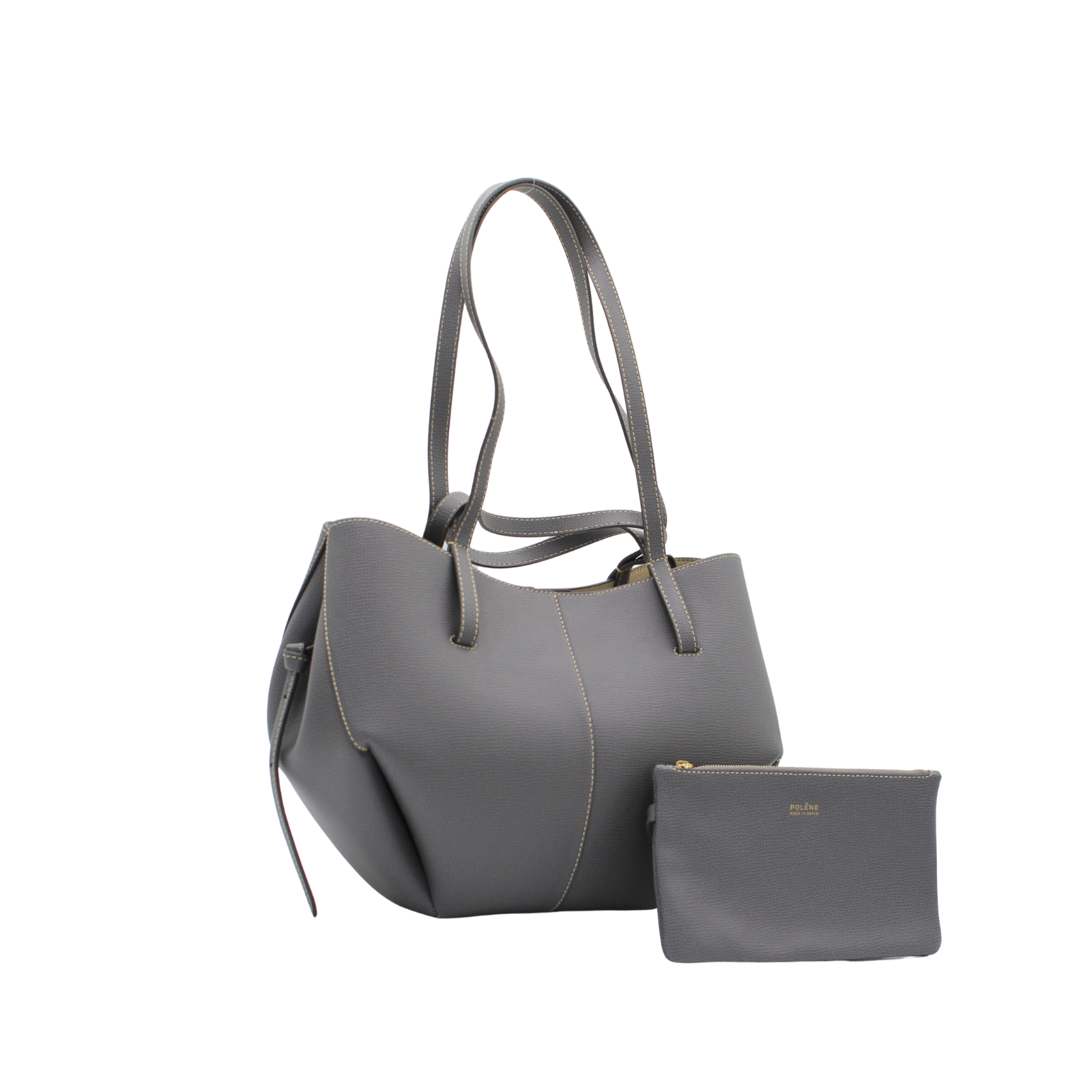Cyme Mini Calf Gray Handbag