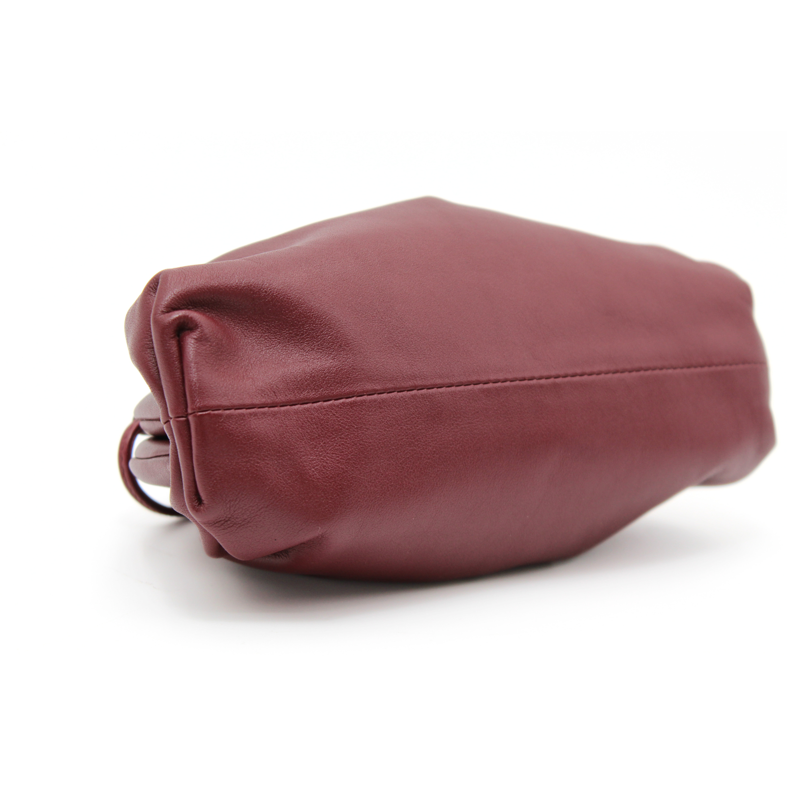 The Pouch Mini Calf Burgundy Shoulder Bag