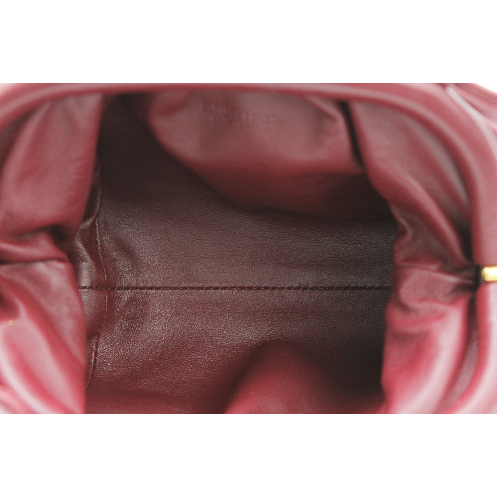 The Pouch Mini Calf Burgundy Shoulder Bag
